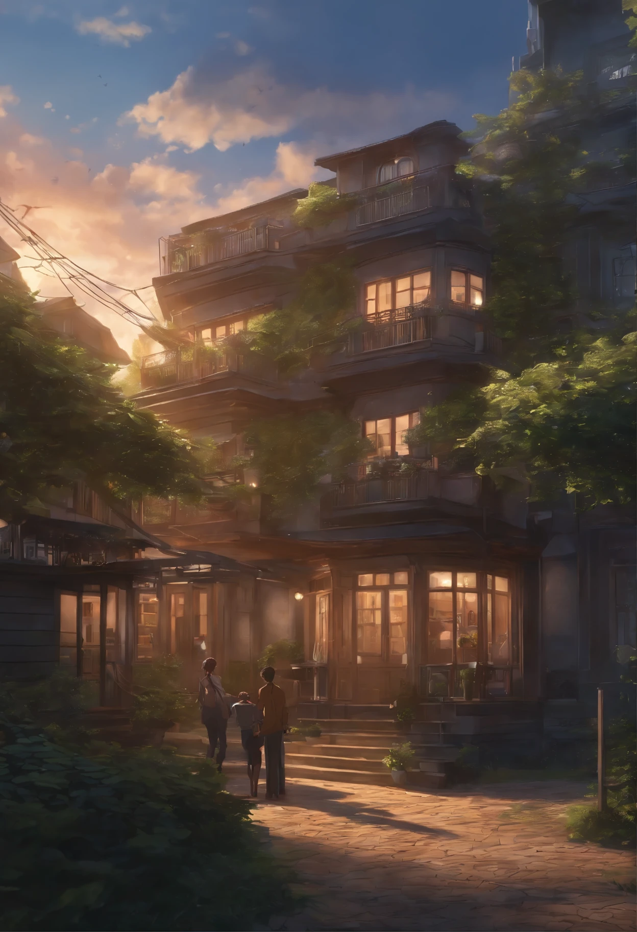 Anime style, Makoto Shinkai, And this retinue requires space, Woland Damor, so some of us here are extra in the apartment. that you are the odd one out! Potter UniverseHarry