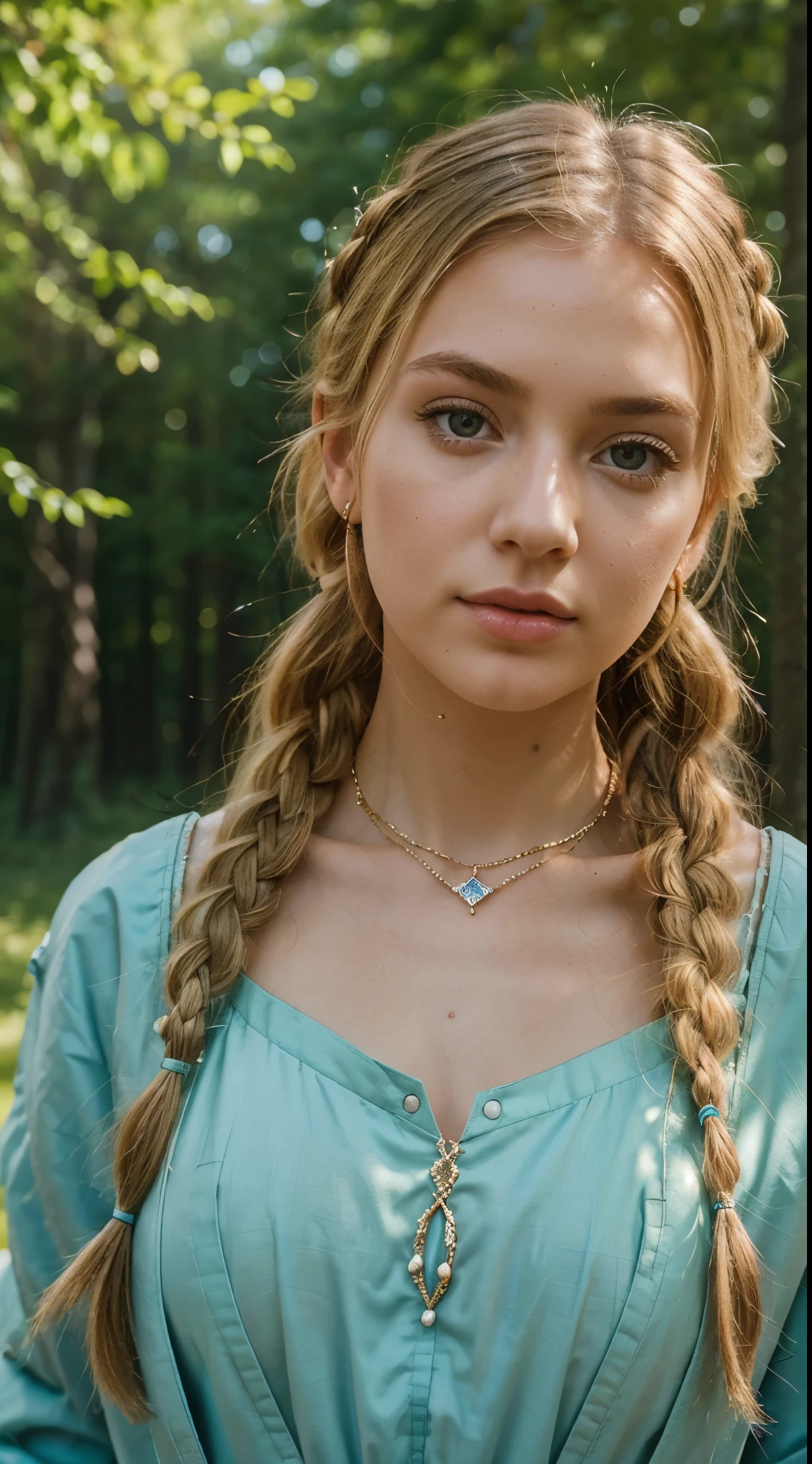 princesszelda, princess zelda, blonde, green eyes, pointy ears, long hair, parted bangs,
BREAK bead necklace, beads, belt, bracer, collarbone, dress, earrings, jewelry, necklace, triforce earrings, (pink dress:1.5),
BREAK looking at viewer, full body,
BREAK outdoors, best quality, high resolution, beautiful detailed , extremely detailed face, perfect lighting, extremely detailed CG, (perfect hands, perfect anatomy),