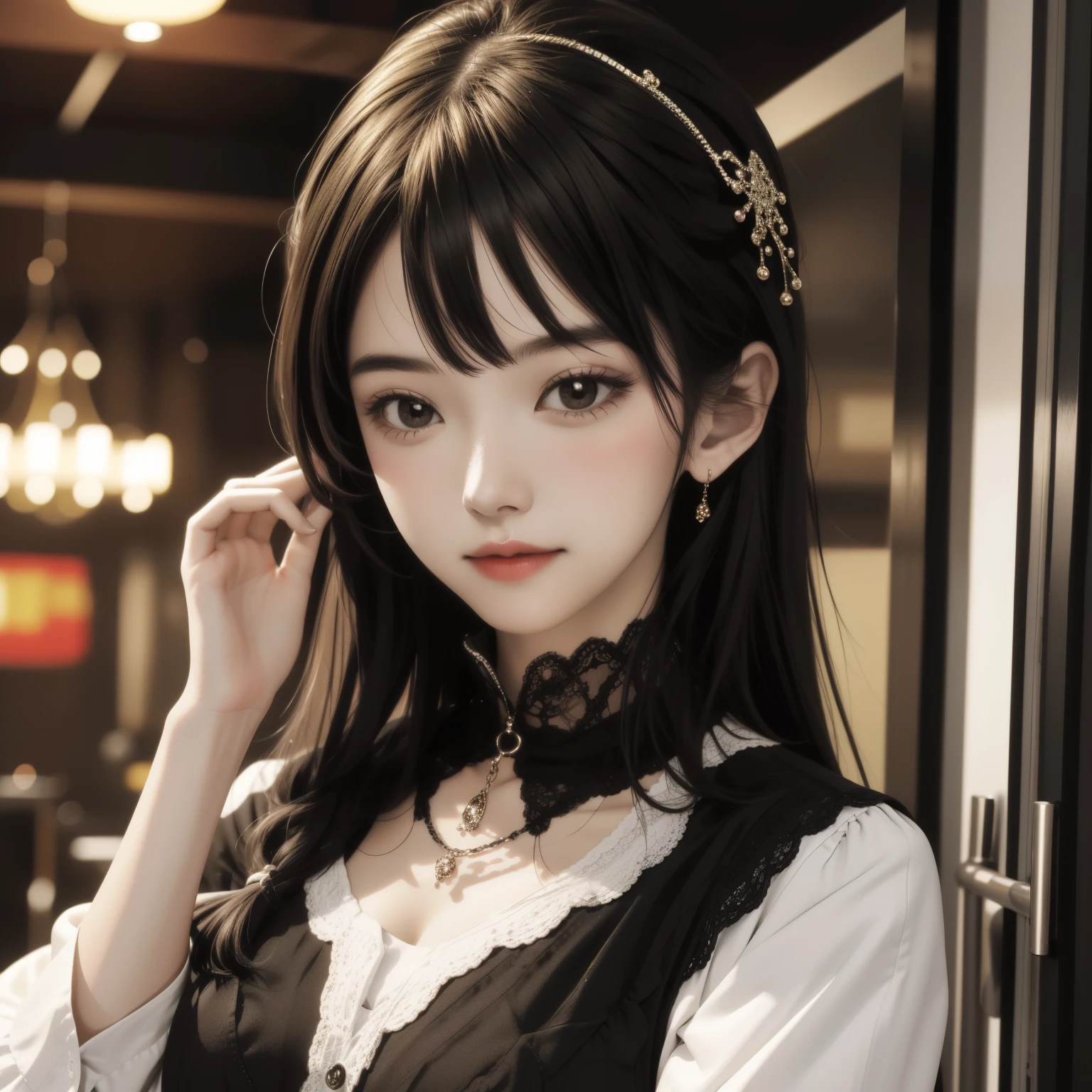 s the perfect face，Antique girl，