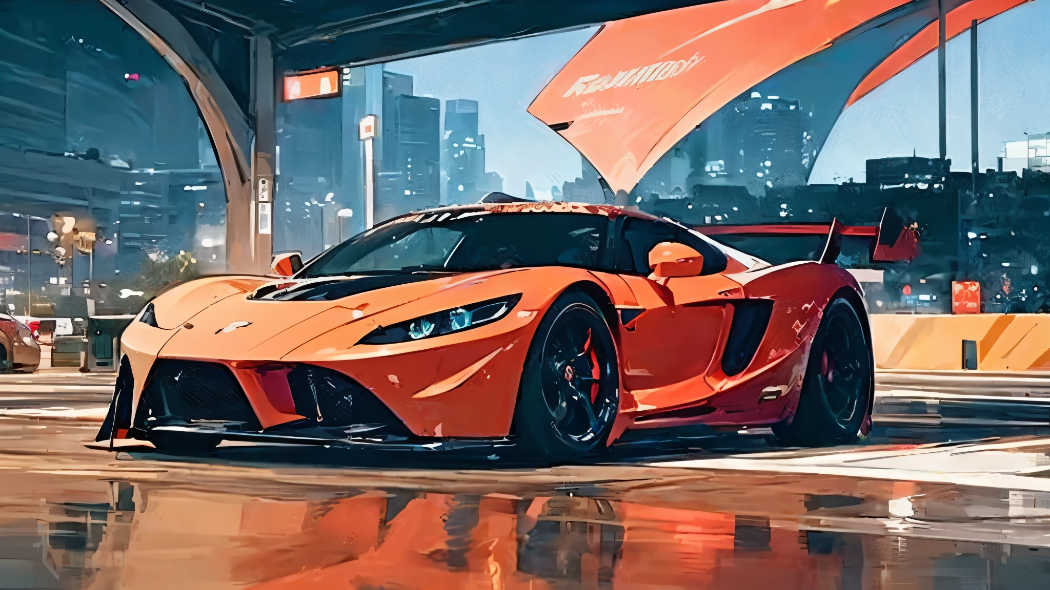 supercar,racing,exotic car,luxury vehicle,sleek design,ultra-fast speed,shiny metallic body,powerful engine,aerodynamic shape,precision engineering,high-performance tires,breathtaking acceleration,supreme handling,scissor doors,glistening chrome accents,aggressive front grille,advanced technology,innovative features,driver-focused cockpit,premium leather seats,carbon fiber details,exclusive limited edition,colorful display,revving engine sound,elegant curves,bold colors,high-end craftsmanship,head-turning presence,stunning reflections,impressive power,unparalleled elegance,world-class performance,sophisticated suspension系统,built for speed and style