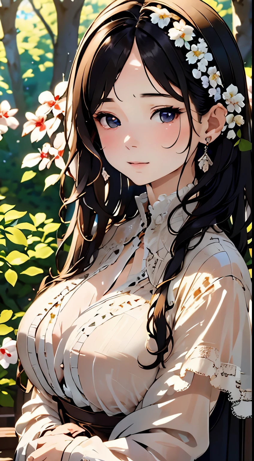 (extremely delicate and beautiful:1.2), 8k ,(masterpiece:1.0),(best_quality:1.0), 1girl, mature woman, complex details, enlarged textures, complex details, finely detailed eyes and detailed face, intricate details, (closed mouth), perfect eyes, equal eyes, perfect body, extremely detailed, extremely realistic 3d, sexy, black hair, ((Extremely Detailed Eyes))gro