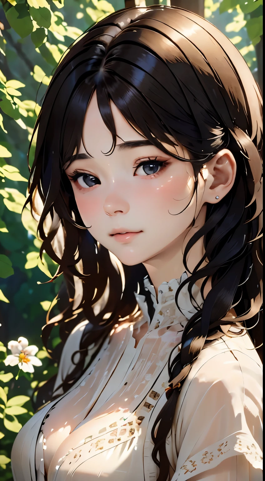 (extremely delicate and beautiful:1.2), 8k ,(masterpiece:1.0),(best_quality:1.0), 1girl, mature woman, complex details, enlarged textures, complex details, finely detailed eyes and detailed face, intricate details, (closed mouth), perfect eyes, equal eyes, perfect body, extremely detailed, extremely realistic 3d, sexy, black hair, ((Extremely Detailed Eyes))gro