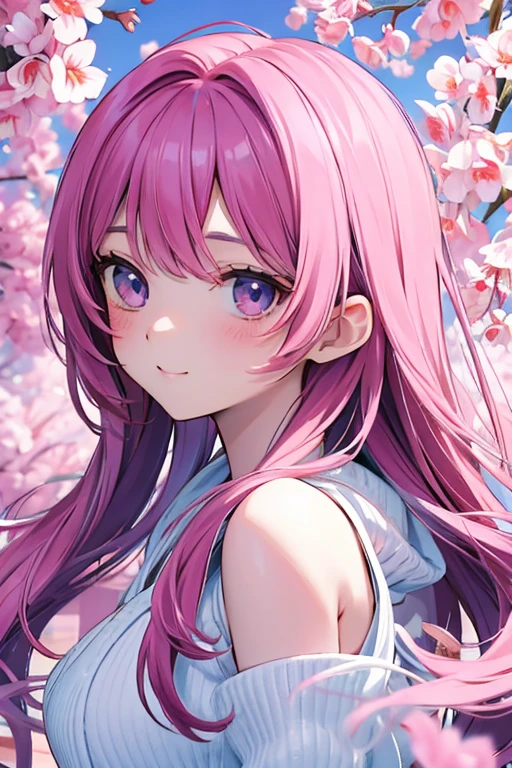 (meilleure qualité:0.8),, (meilleure qualité:0.8), Illustration d’anime parfaite, Portrait en gros plan extrême d’une jolie femme marchant dans la ville