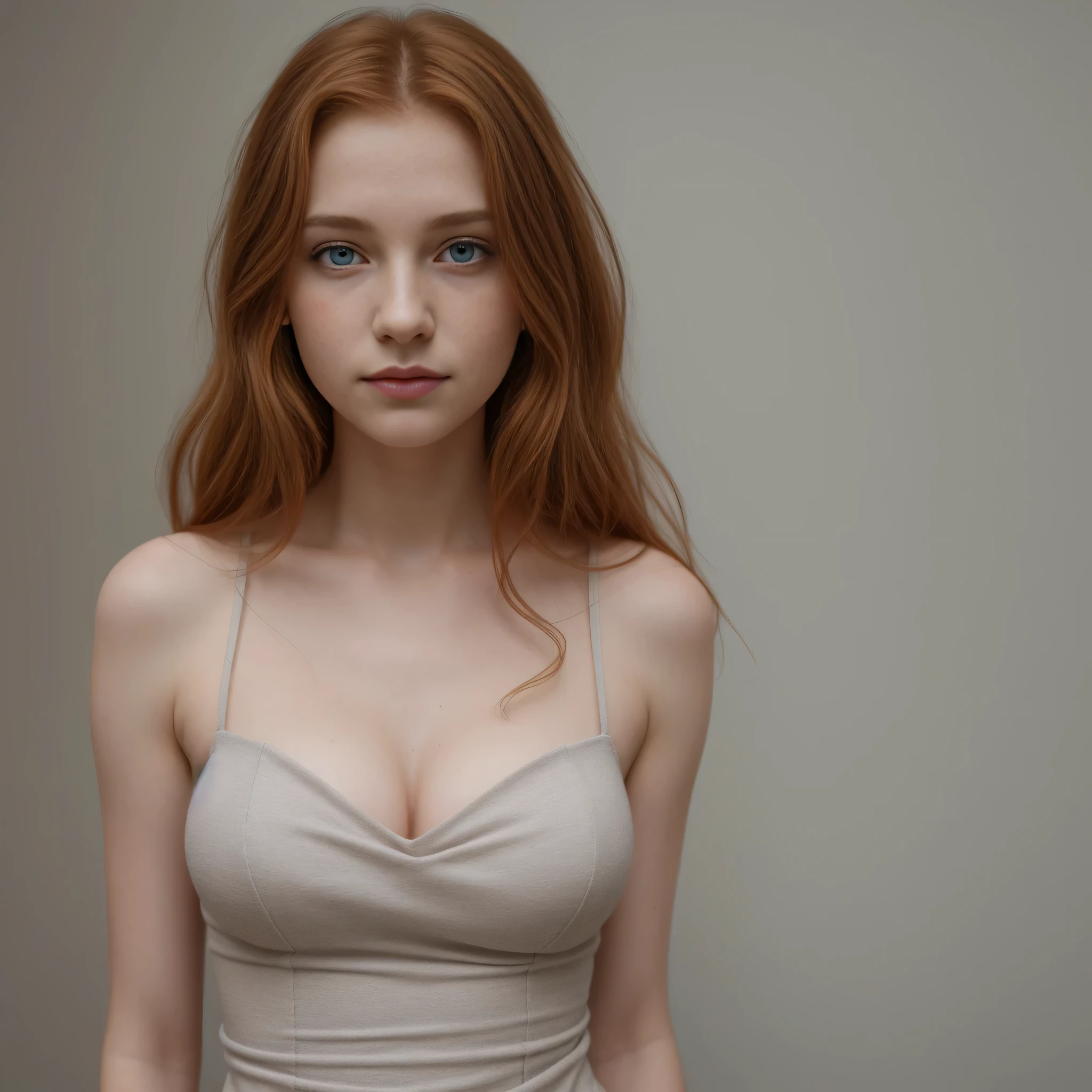 (8k, RAW photo, highest quality),(epic realistic:1.5), dynamic posture,erotic face,shirt,(detailed eyes:0.8),(looking at the camera:1.4), (highest quality), (best shadow),intricate details,cinematic,((skin:1.4)),interior,dark studio,(hdr:1.5),detailed,(bright lighting: 0.7), masterpiece, big angle shot, RAW photo (model Sofia Jamora, looking up at the viewer), wearing pearl necklace, wearing silver hoop earrings, (naked, disheveled, with ginger hair tied back), full-length portrait, perfect face, captivating eyes, bright details, pouting lips, (high skin detail), oil on breasts, perky breasts, hard nipples (tint: 0.6), (dirty: 0.8), (bloody: 0.7), Key lighting, (backlight: 0.5), medium depth of field, Canon 5D, 50mm lens, f/4 aperture, (ultra-detailed, complex detail), sharp focus, 4k, absurd, 8mm film grain, war photography,flirting with camera
