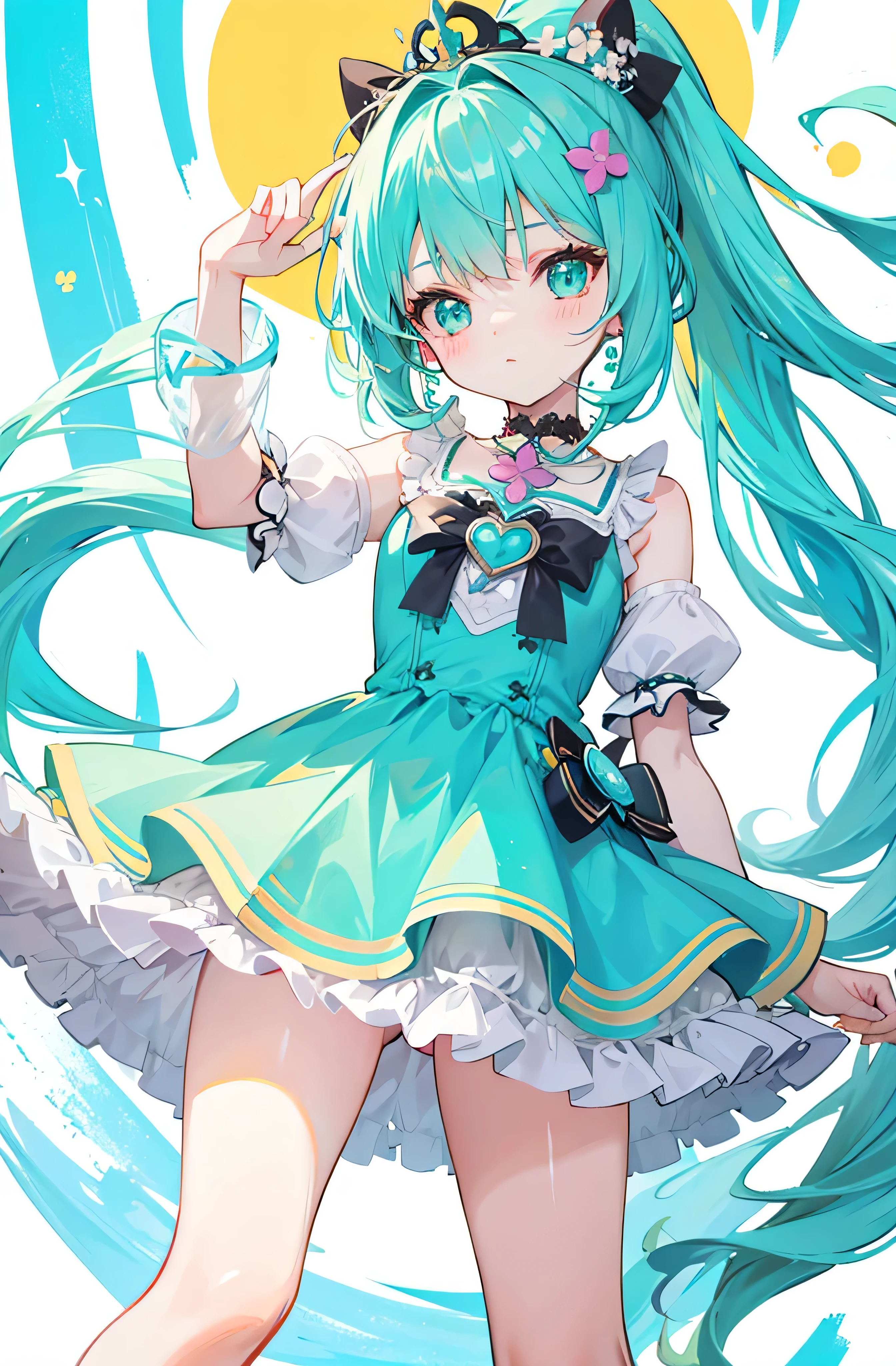 Create me a manga girl who looks like Mick Khalifa