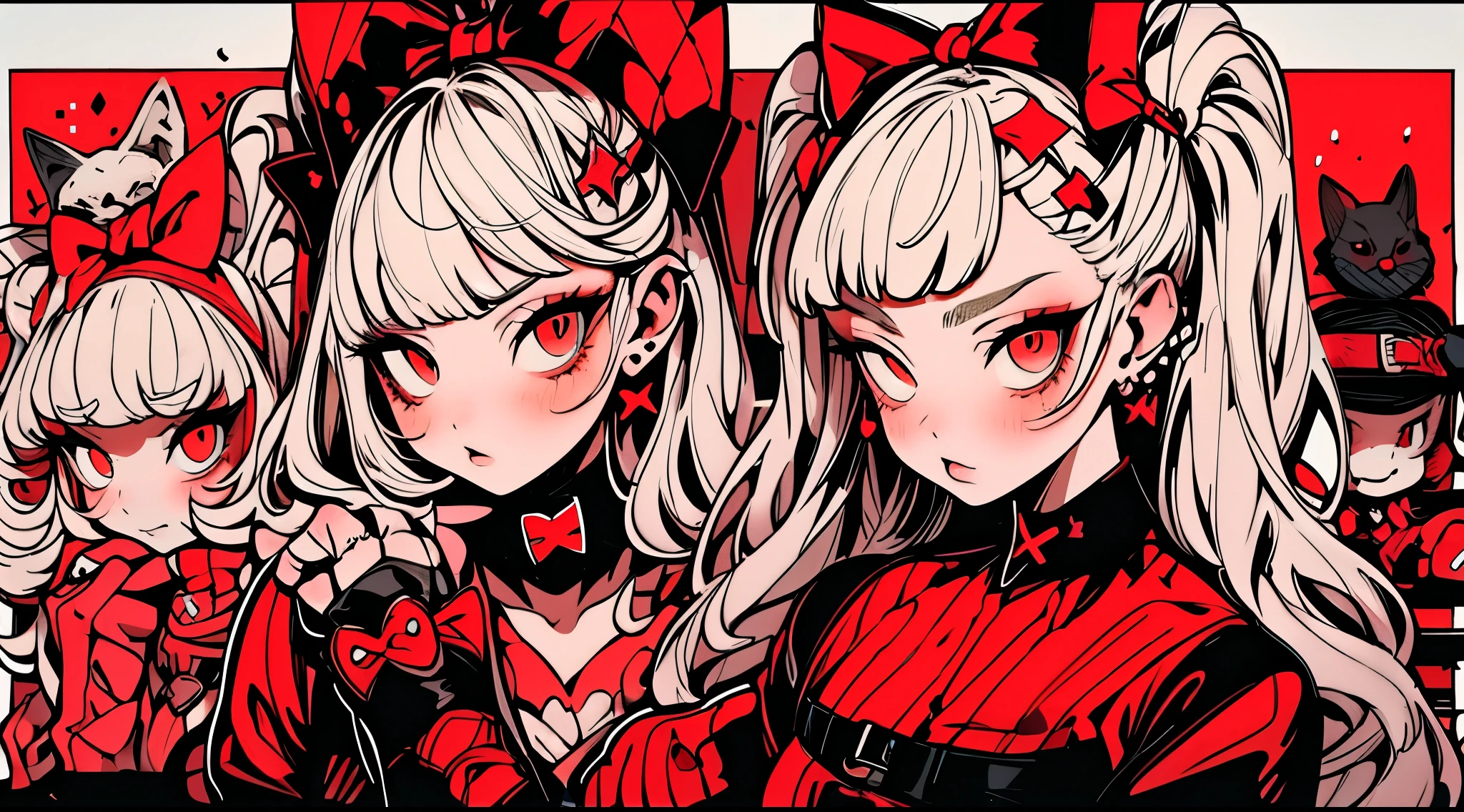 Lolita prostitute,Gorgeous dress,mitts,curlies,very intricate,Exquisite,shift dresses,Bow knot,frilld,ribbon,bandagens,Nurse style,Huge syringe,pill,Red Cross,Y2K,E-girls,Unilateral eye patch,Love decoration,subculture,Sick,bloods,laughingly,Avant-garde and innovative clothing design