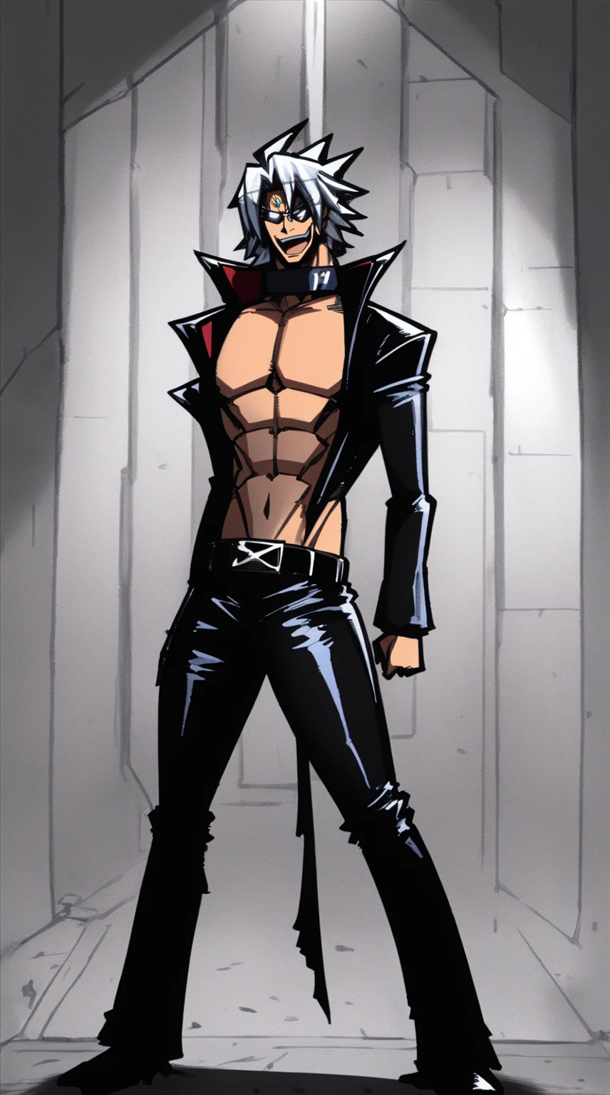 masterpiece, adam blade76, black jacked, long jacked, glasses, pants, belt, muscle, open mouth, smile, desert, sun, tower, full body, feet,refsheet, UHD, retina, masterpiece, ccurate, anatomically correct, textured skin, super detail, high details, high quality, award winning, best quality, highres, pullover
