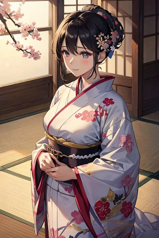 Beautiful Mature Woman、New Year、furisode
