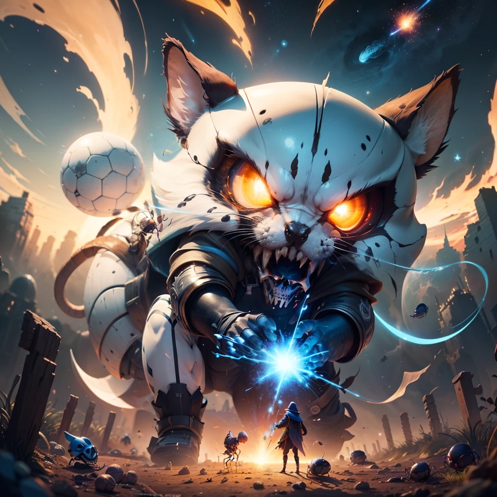 (ant, ant, ant grimreaper, farmer,killerants of scrolls, souls ants, container orbs an quality, masterpiece), (magical, charming, beautiful blue planet), (transformation, explosion), (bright star), (ultra-detailed details, dynamic camera), (wide view), (celestial illumination), (vibrant color and saturation) --auto --s2