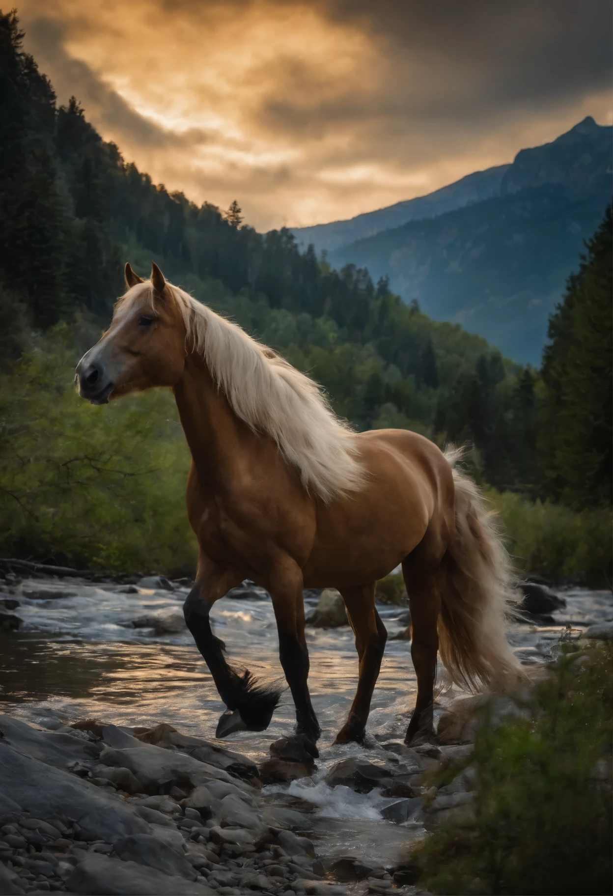 Take care, Take care,
- Protect себя, protect yourself,
When you see twilight.
- When it gets dark.
Find a secluded place before dark.
- Find a secluded place before dark.
Defend yourself, protect yourself,
- Protect, protect yours,
gal, you will lift the curse,
- gal, you will lift the curse,
The night will fly on wings.
- The night will fly in like on wings.
There&#39;s a horse on the other side of the river,
- There&#39;s a horse galloping across that river.,
A thick shadow falls on his mane.
– He has a thick shadow on his mane.
Пусть father will save his son,
 It's possible, father will save his son,
From the wings, which are beating ever lower, lower.
- In front of the wings, which are beating ever lower, lower.
Leave, then go away!
- Let&#39;s, Come on, Come on!
sundial,
 sundial лейтенанта,
Let them dim the lights halfway.
- Dim the lights halfway.
gal, do you have сила, do you have,
- It's possible, It's possible, You have власть, You have,
gal, you&#39;re the one,
- gal, you&#39;re the one,
Knock the monster out of the sky.
- To knock a monster out of the sky.
There&#39;s a horse on the other side of the river,
- There&#39;s a horse galloping across that river.,
She has more mane, which is difficult