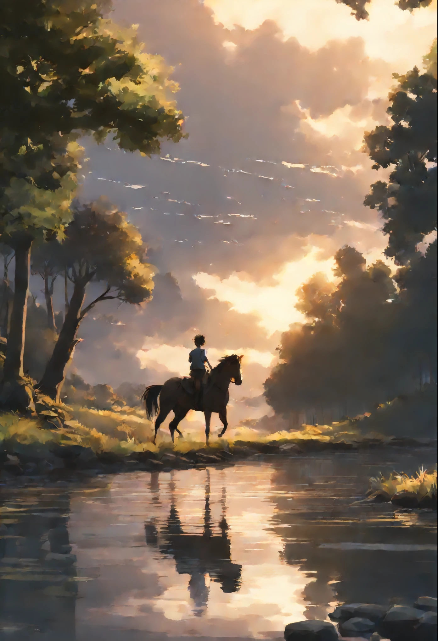 Makoto Shinkai, Anime style, Take care, Take care,
- Protect себя, protect yourself,
When you see twilight.
- When it gets dark.
Find a secluded place before dark.
- Find a secluded place before dark.
Defend yourself, protect yourself,
- Protect, protect yours,
gal, you will lift the curse,
- gal, you will lift the curse,
The night will fly on wings.
- The night will fly in like on wings.
There's a horse on the other side of the river,
- There's a horse galloping across that river.,
A thick shadow falls on his mane.
– He has a thick shadow on his mane.
Пусть father will save his son,
It's possible, father will save his son,
From the wings, which are beating ever lower, lower.
- In front of the wings, which are beating ever lower, lower.
Leave, then go away!
- Let's, Come on, Come on!
sundial,
sundial лейтенанта,
Let them dim the lights halfway.
- Dim the lights halfway.
gal, do you have сила, do you have,
- It's possible, It's possible, You have власть, You have,
gal, you're the one,
- gal, you're the one,
Knock the monster out of the sky.
- To knock a monster out of the sky.
There's a horse on the other side of the river,
- There's a horse galloping across that river.,
She has more mane, which is difficult