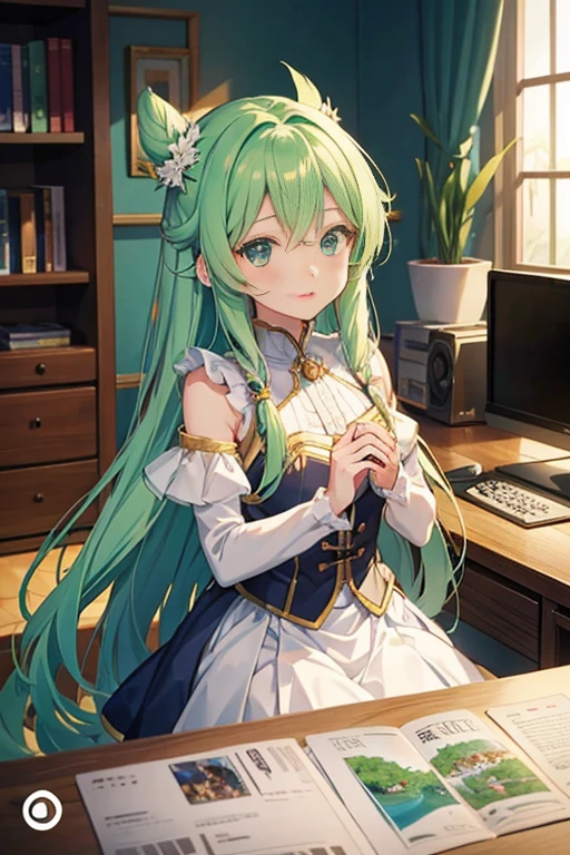 教堂里一个女人和一个男人的anime scene, screenshot from the anime film, anime movie screenshot, in the anime film, Today’s recommended anime is still, Screenshot of the 2012 animation, Animated static screenshot, high quality anime movie still, anime movie scene, TV animation stills, Rune Factory 5 art style, anime scene