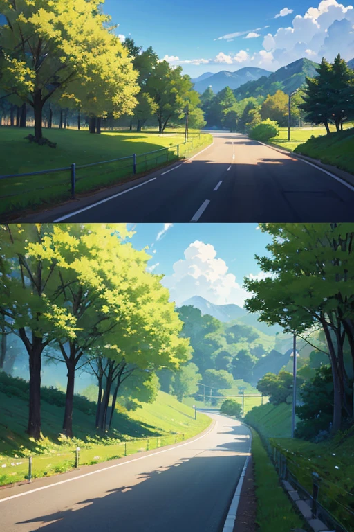 animated scene of a road,Several people walked on it, Anime countryside landscape, anime scene, beautiful anime scenes, Anime landscapes, Anime landscapes, Today’s recommended anime is still, Anime Nature, beautiful anime scenery, Anime beautiful peaceful scene, anime backgrounds, Screenshot of the 2012 animation, anime movie backgrounds, Official animation stills, anime still images