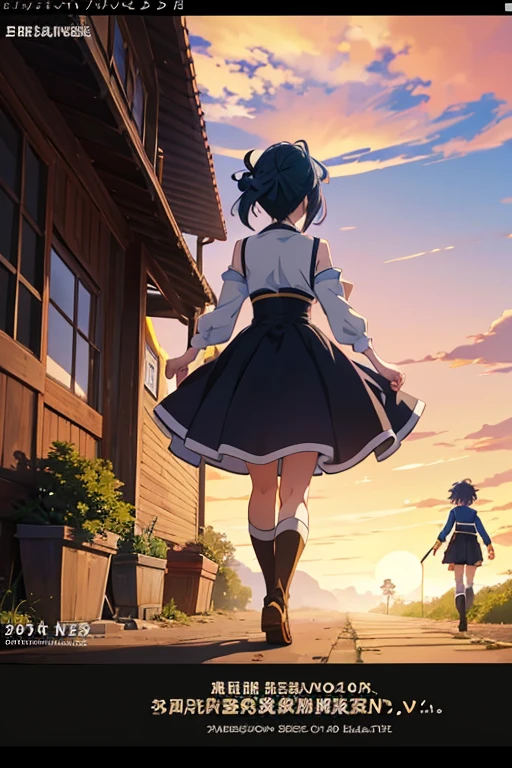 Anime scene of a man and a woman walking on a dirt road, screenshot from the anime film, konosuba, konosuba anime style, Screenshot of the 2012 animation, Popular isekai anime, TV animation stills, Today’s recommended anime is still, anime movie screenshot, Still from anime, Kuro anime screenshots, beautiful anime scenes