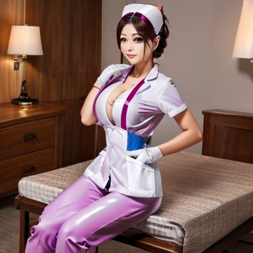 nurse uniform,hospital, latex nurse suit,nurses,busty,elbow gloves,labcoat,silverhair woman,pink eyes , gigantic boobs ,medical instruments,asian nurse,two nurses,speculum,examination room,oversize boobs, ,big ass ,strap on, lay on table ,legs spreaded,giving birth,gyno chair , dentist,Milf,