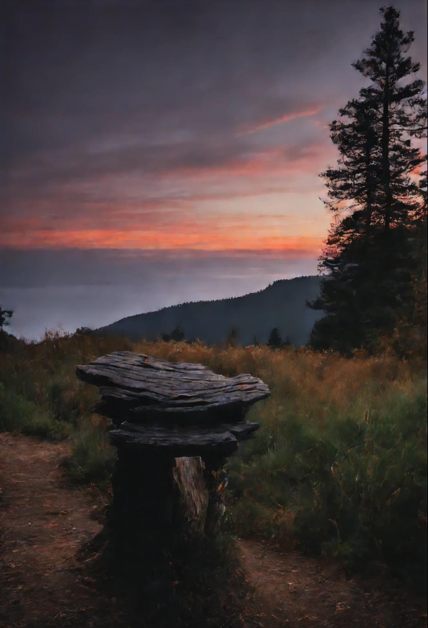 When you see twilight.
- When it gets dark.
Find a secluded place before dark.
- Find a secluded place before dark.
