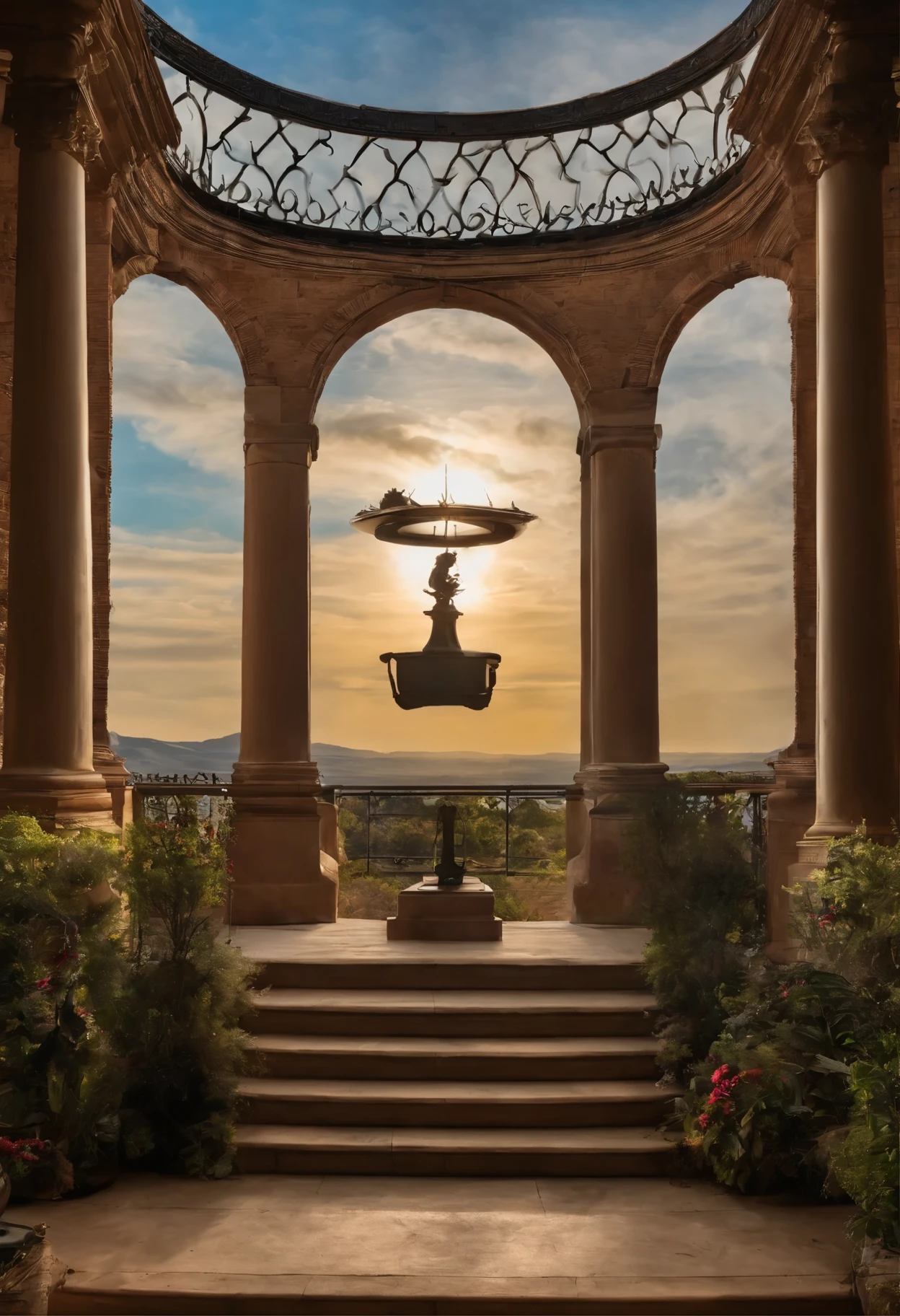 From the wings, which are beating ever lower, lower.
- In front of the wings, which are beating ever lower, lower.
Leave, then go away!
- Let's, Come on, Come on!
sundial,