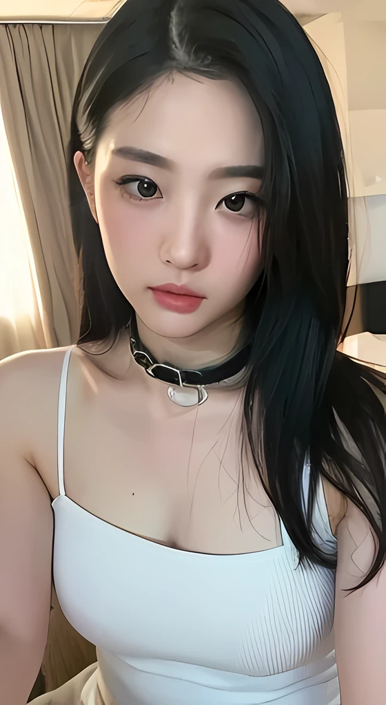 ((top-quality、in 8K、masterpiece:1.3))、(Raw photo)、((KPOP Idol Style Face、(((18years old)))、(((midlebreast)))、((((bondage fashion)))))、Crisp focus:1.2、Beautiful woman with slender perfect body shape:1.4、Slender Abs:1.2、Highly detailed facial and skin texture、A detailed eye、double eyelid、((Lover's big penis 、A woman holding male genitals in her mouth))))、A smile