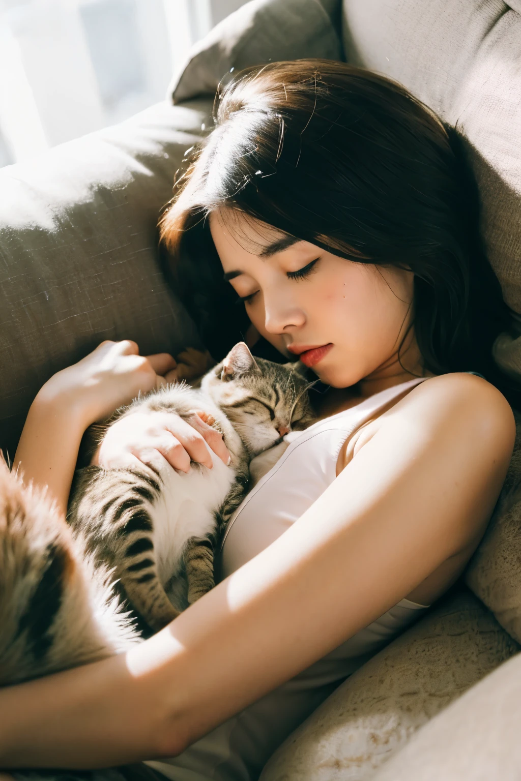 Sleeping cat