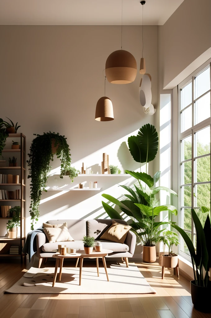 Sn,Sem humanos,planta,lamplight,planta em vasoa,Gato,mesa,sofa,livro,dentro,almofada,cup,cadeira,white Gato,cesto,scenecy,vaso de flores,livroshelf,