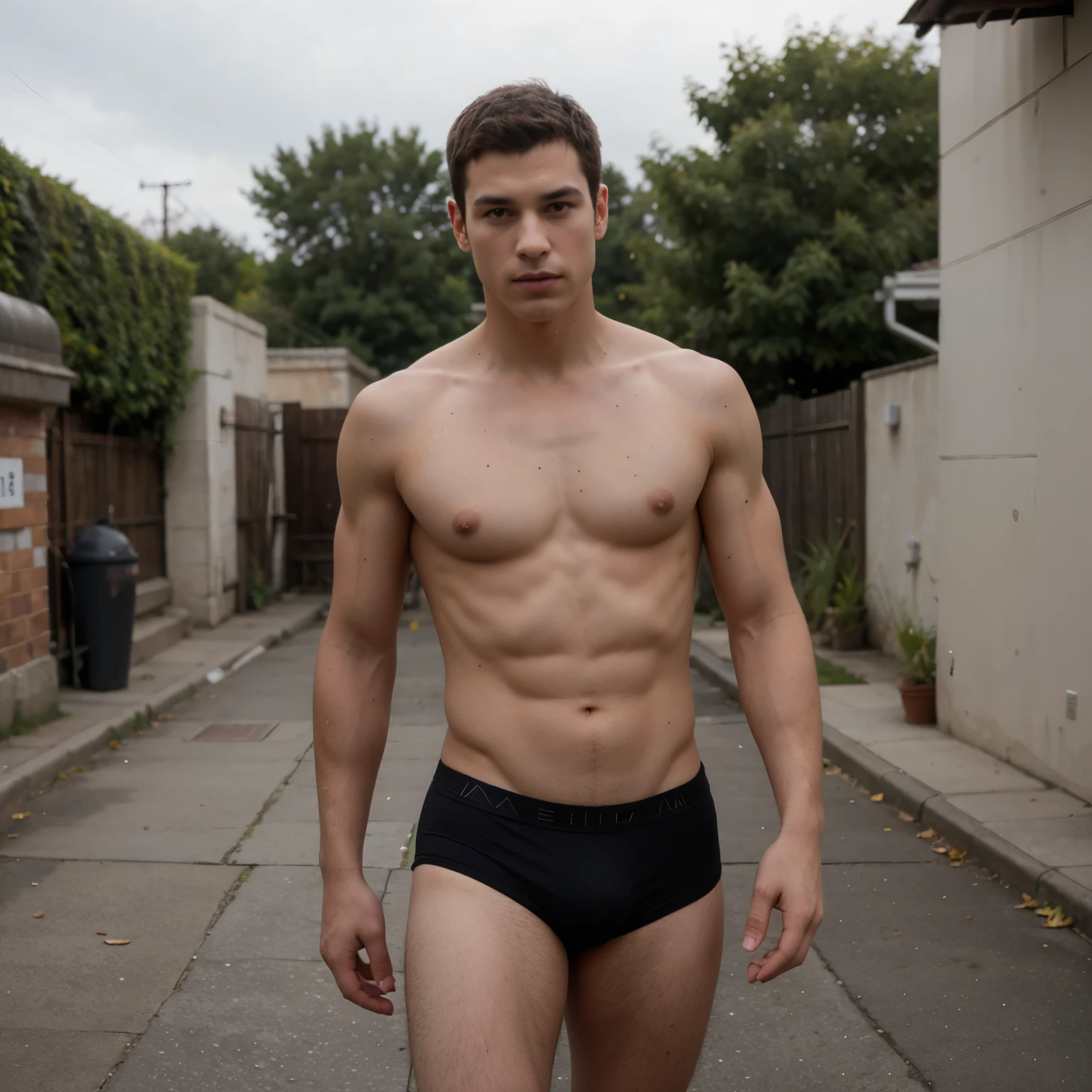 Shirtless Royal Guard