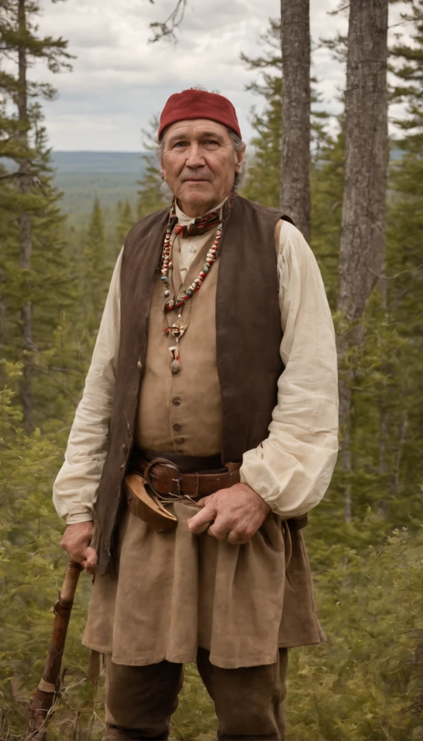 (Person) 1800s Baron Tadeusz Polaski governs the remote wilderness domain of Missaukee County from his rustic timber hall overlooking the Muskegon River. Descended from Polish nobility on his father's side and Odawa-French fur trappers through his mother, Polaski embraces his mixed heritage as woodsman, scout and trader accustom between indigenous forest culture and European frontier expansionism.
Experiencing discrimination first-hand from aristocrats back East, Baron Polaski headed west to stake his own domain around the lands and people he understood best - species-rich pine barrens and wetland tribes who shared generations of accommodation, intermarriage and harvesting the Great Northwoods.
From his lodge hall where clan leaders and lumber bosses gather to feast, smoke pipes and trade, Baron Polaski mediates territory disputes according to ancestral boundaries and sustainability practices rather than arbitrary colonial maps. He believes the land’s bounty remains eternal as long as stewardship respects ecological wisdom passed down through oral teachings and intuitive discernment learned from listening to the loons, watching the stars and absorbing Cēkahnēn teachings.