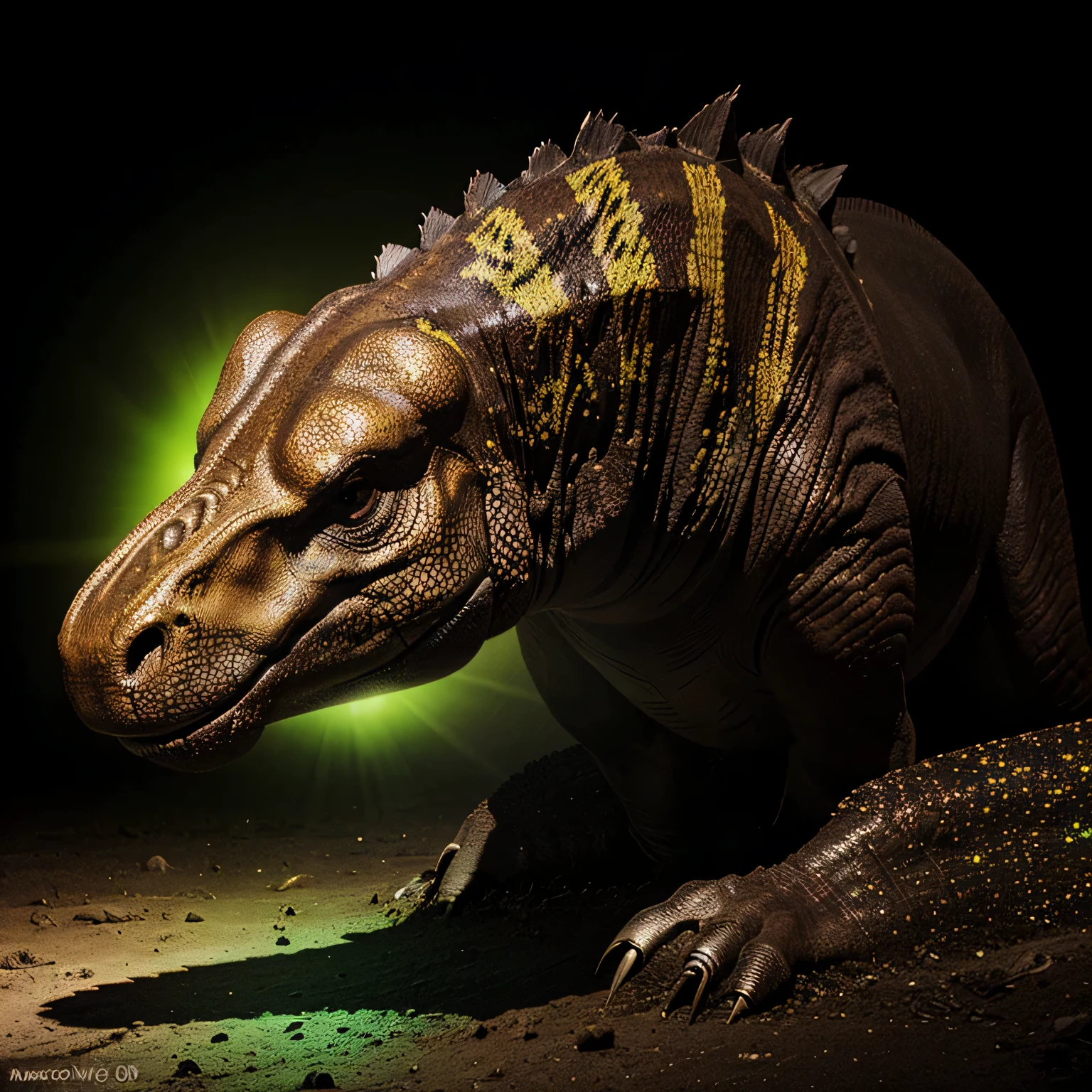 t-rex, multicolor checkered background, high resolution, glowing effect, "Mamasaurus" text, white backgroundv0.2