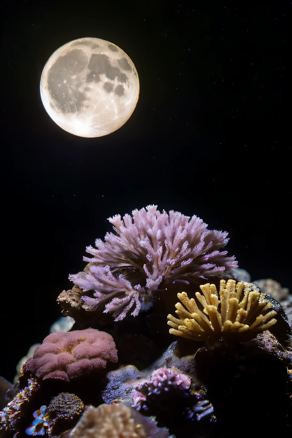 moon and anemone