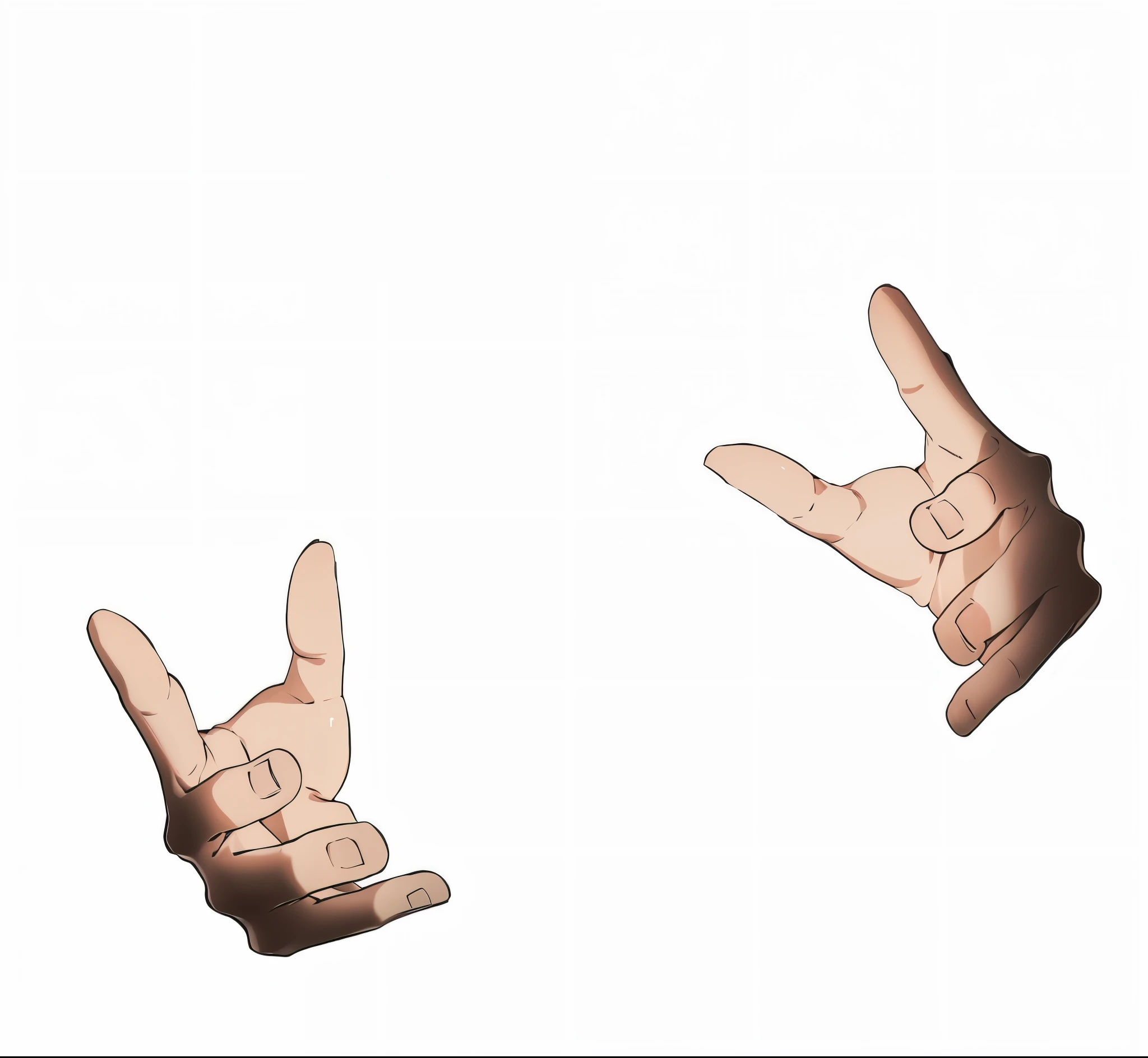 Hand, Anime