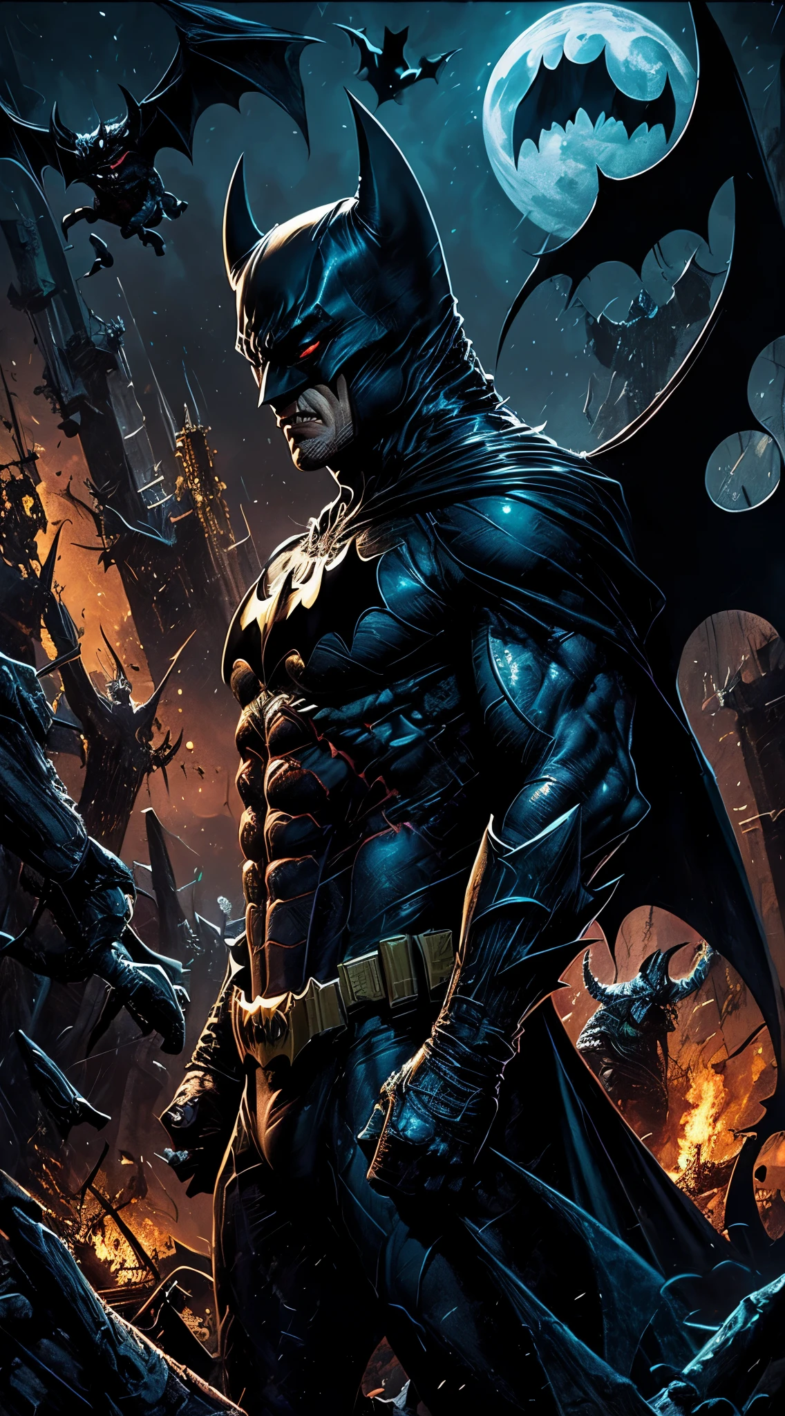 Batman reimagined as (((a nightmarish demon)))