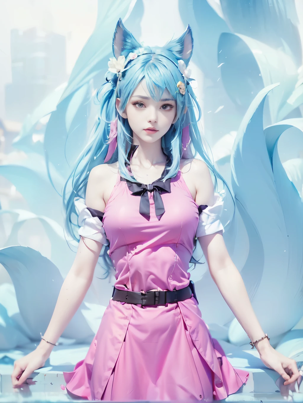 ((Best quality)), ((masterpiece)), (detailed:1.4), 3D, an image of a beautiful cyberpunk female,HDR (High Dynamic Range),Ray Tracing,NVIDIA RTX,Super-Resolution,Unreal 5,Subsurface scattering,PBR Texturing,Post-processing,Anisotropic Filtering,Depth-of-field,Maximum clarity and sharpness,Multi-layered textures,Albedo and Specular maps,Surface shading,Accurate simulation of light-material interaction,Perfect proportions,Octane Render,Two-tone lighting,Wide aperture,Low ISO,White balance,Rule of thirds,8K RAW,