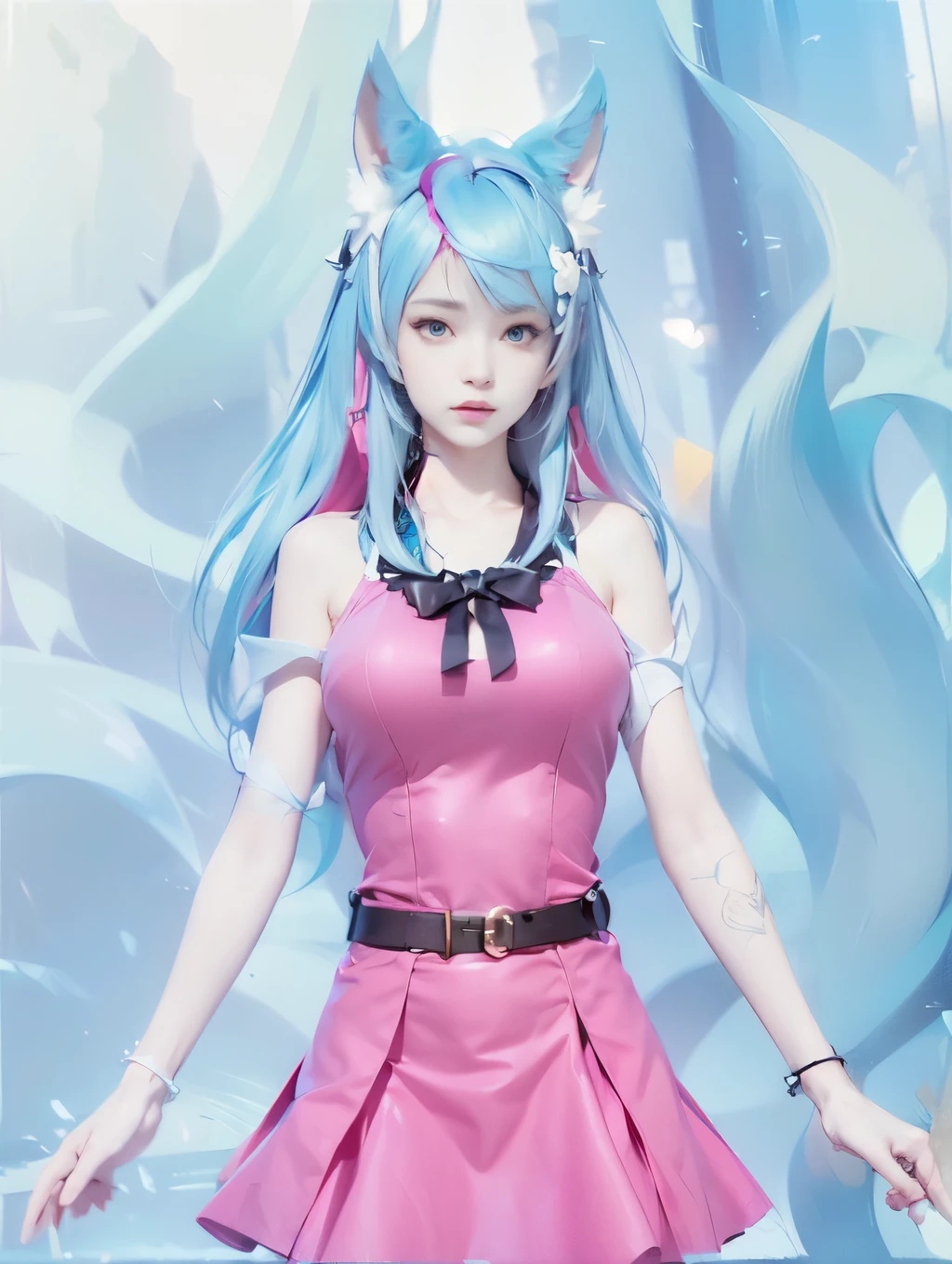 ((Best quality)), ((masterpiece)), (detailed:1.4), 3D, an image of a beautiful cyberpunk female,HDR (High Dynamic Range),Ray Tracing,NVIDIA RTX,Super-Resolution,Unreal 5,Subsurface scattering,PBR Texturing,Post-processing,Anisotropic Filtering,Depth-of-field,Maximum clarity and sharpness,Multi-layered textures,Albedo and Specular maps,Surface shading,Accurate simulation of light-material interaction,Perfect proportions,Octane Render,Two-tone lighting,Wide aperture,Low ISO,White balance,Rule of thirds,8K RAW,