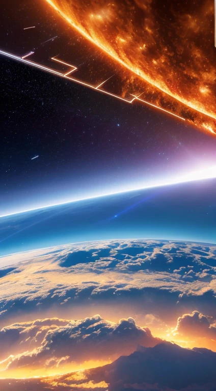 "Revolution of Solar Gases: Understanding Electrical Systems on Earth!"8K sinematik, hyper realistic