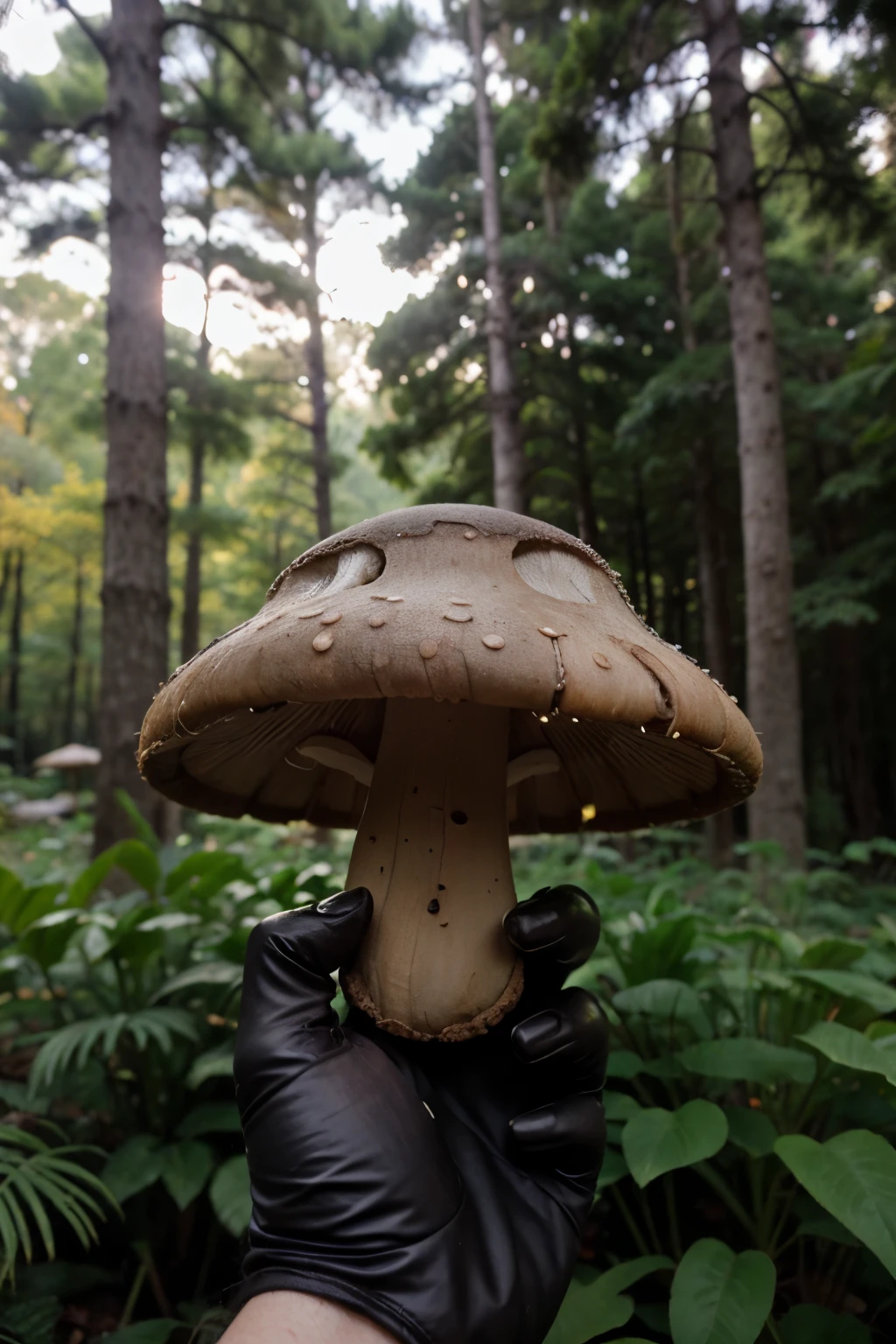 A demon trapped in a mushroom
