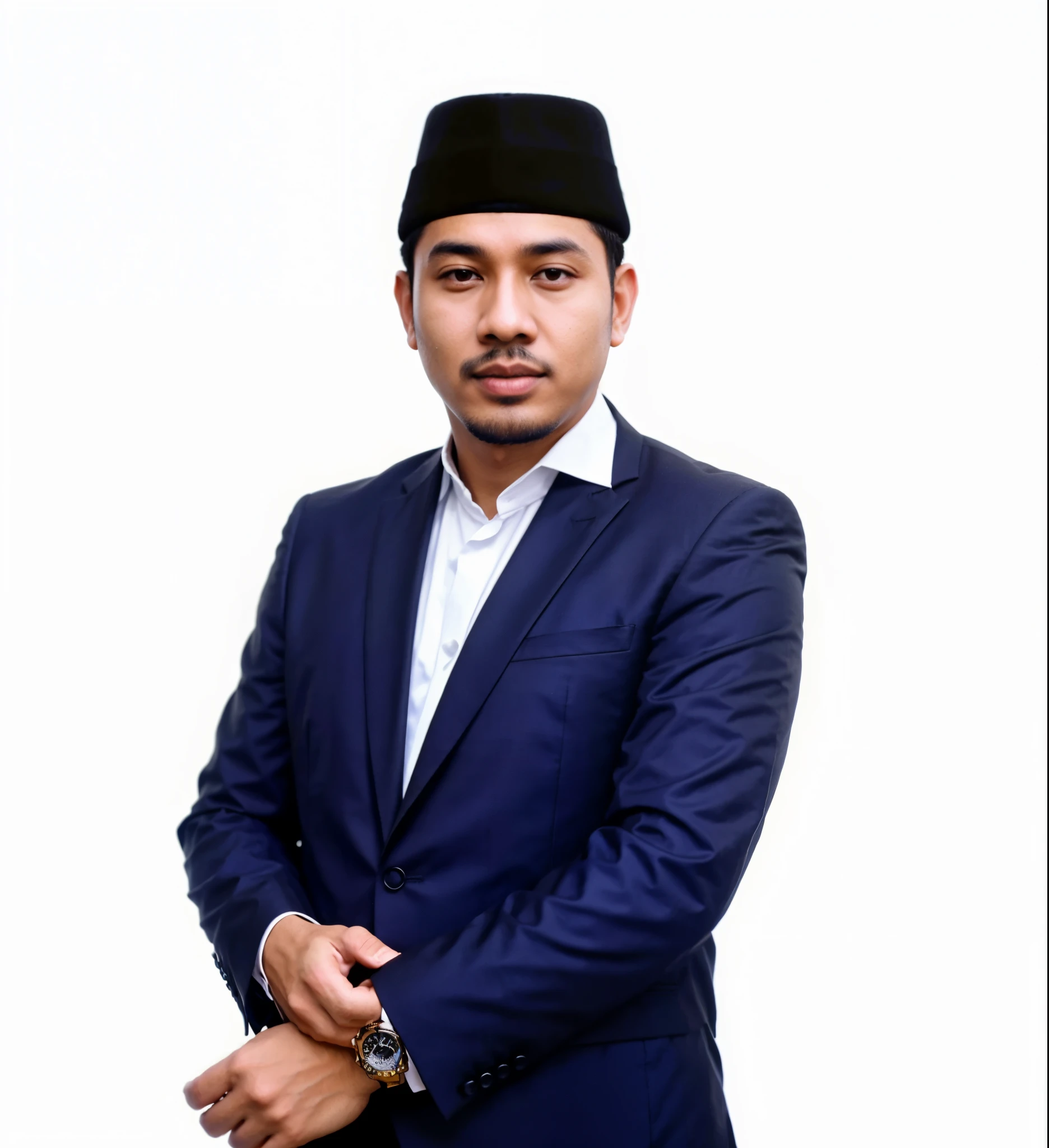 a close up of a man in a black suit and a black hat, saadane afif, mohamed chahin, ramil sunga, raden saleh, inspired by Basuki Abdullah, ceo, ismail, eliran kantor, by Basuki Abdullah, emir, riyahd cassiem, h. kyoht luterman