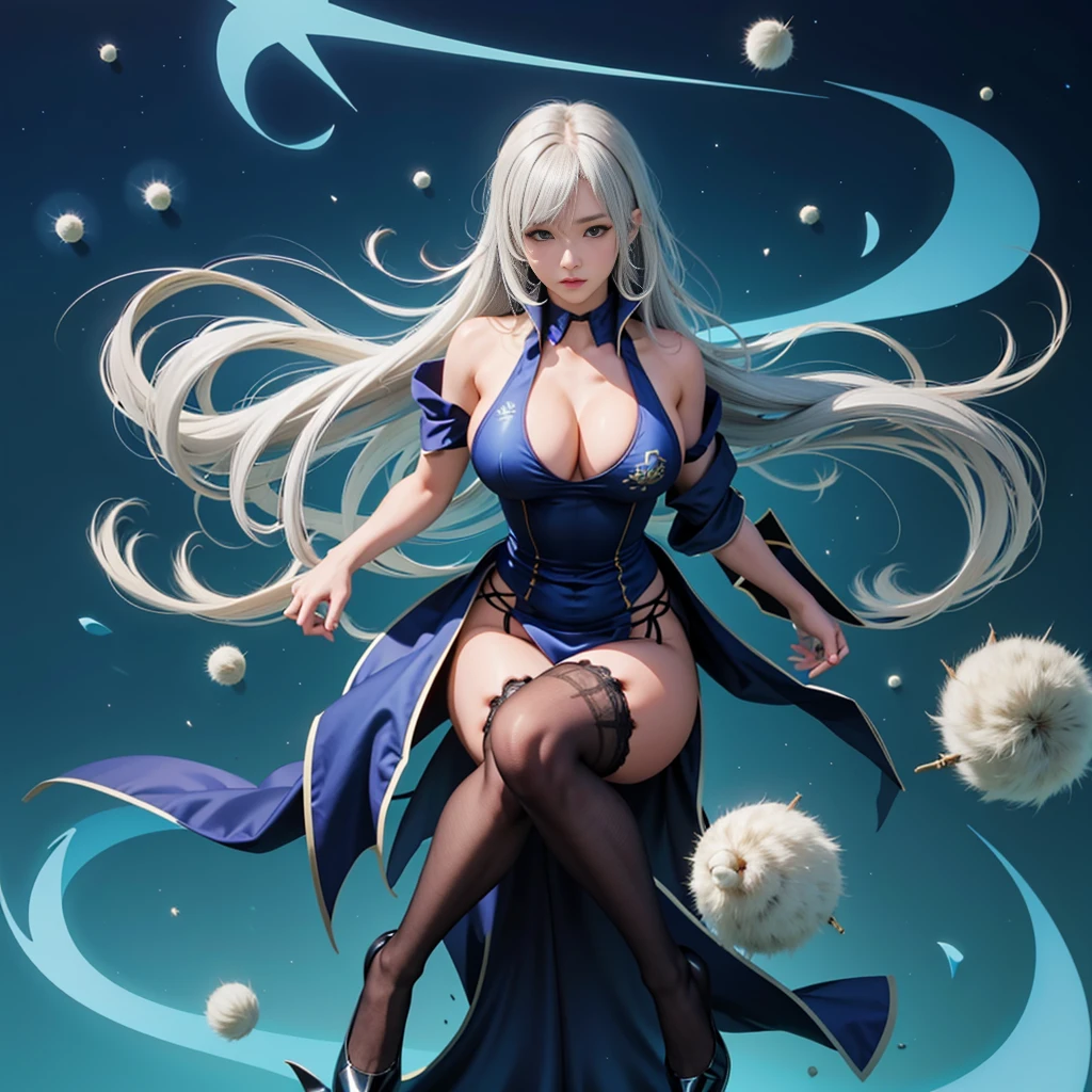 a comic strip with a bunch of girls in it, a comic book panel, inspired by Masamune Shirow, trending on pixiv, muscular female druid, highschool dxd, tifa lockhart with white hair, inside page of comic book