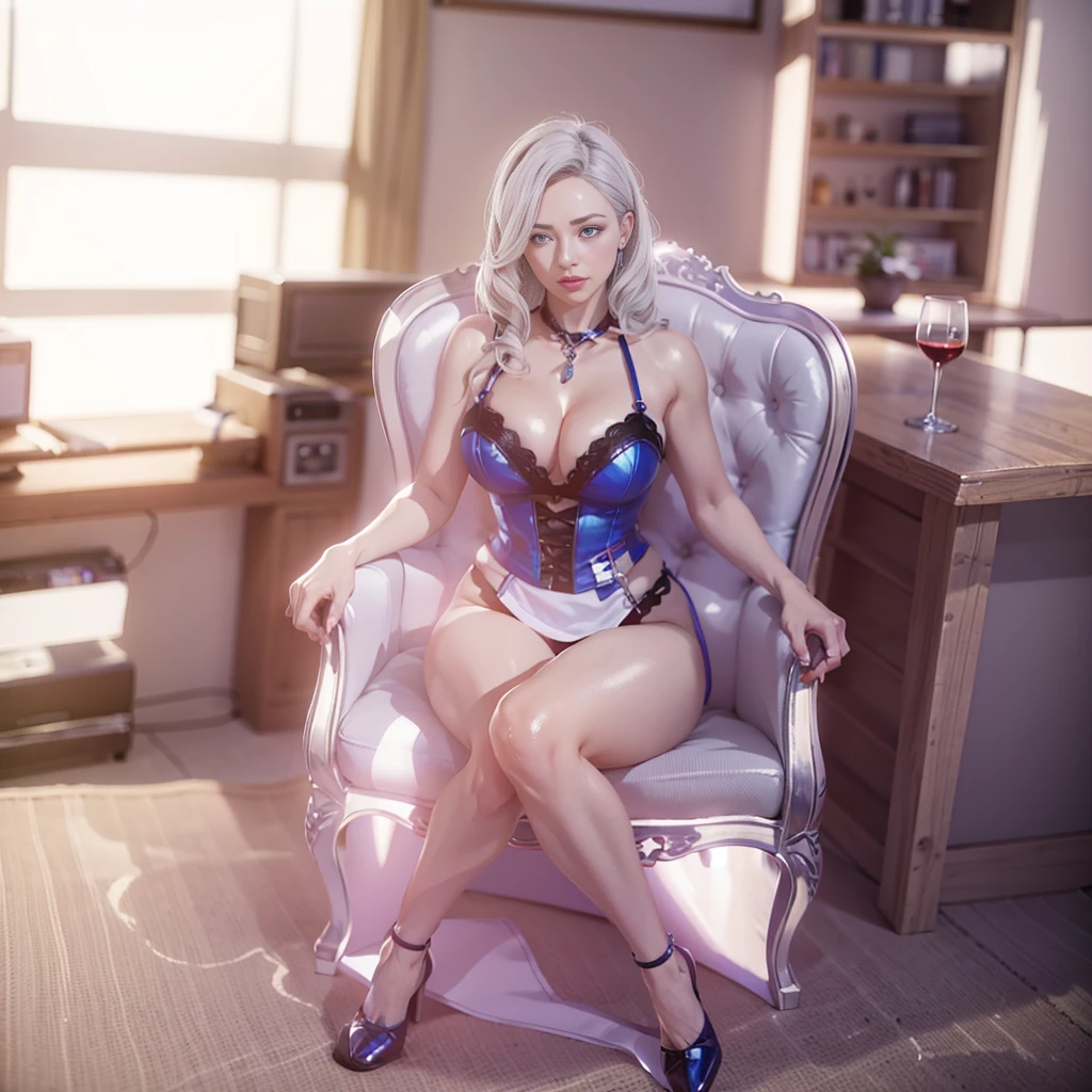 a comic strip with a bunch of girls in it, a comic book panel, inspired by Masamune Shirow, trending on pixiv, muscular female druid, highschool dxd, tifa lockhart with white hair, inside page of comic book