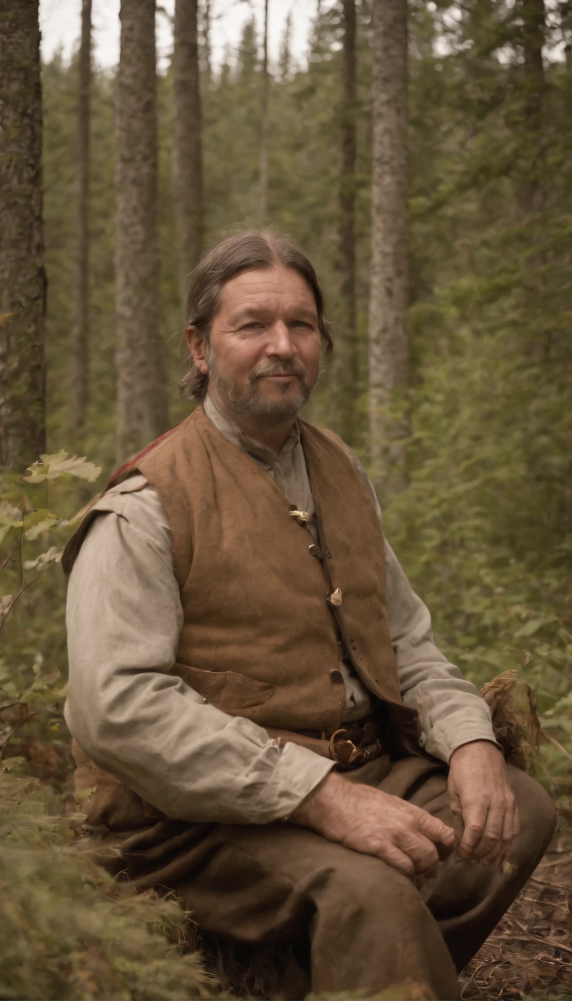 Baron Jacob 'River Hull' Mitchell holds tenuous governance over the dense forests, cold streams and bountiful wildlife comprising Wexford County from his remote timber trading hall Beaver Creek Lodge. His grandfather Jacques 'Beaver Tail' Michel first pioneered the region as a French-Canadian voyageur in the early 1800s when the territory transferred into American control through contentious treaties. He married a daughter of the prominent Odawa war chief Wahbememe and calibrated complex trade accords between competing factions.
Inheriting this delicate legacy mediating between ambitious colonial interests and displaced tribes struggling to retain their ancestral lifeways, Baron Jacob "River Hull" adopted his Anglo name to ease negotiations with the English speakers dominating regional politics and commerce. From Beaver Creek Lodge gather Odawa clan mothers, Yankee lumber bosses, and Episcopal ministers to feast, smoke pipes, play fiddles and negotiate seasonal bounty quotas and land access issues according to sustainability practices rather than arbitrary colonial maps.
A progressive traditionalist, Baron Mitchell believes prospering modern settlements can coincide with First Nation autonomy across this vast hinterland. By spring river drives and fall harvests he ensures balance of amenities and justice. Come the first snows, Wexford again returns to ways governed by winter stars, frozen lakes that crack like cannon blasts, wolf howls and the promise of renewal with each new year's cider making, syrup boiling and summer rendezvous.