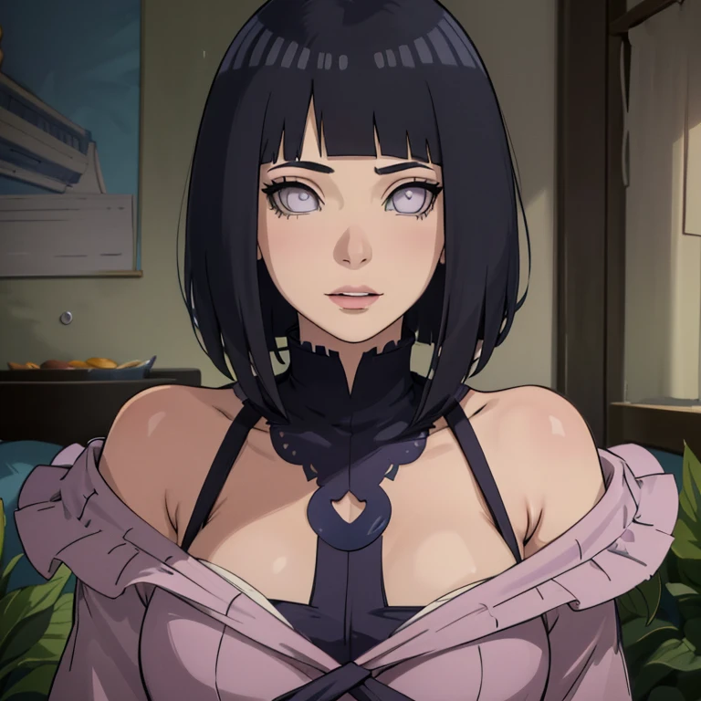 Fait, absurderes, hinata\(Boruto\), 1fille, seulement,femelle mature, Voir la visionneuse,composition parfaite, detailed lips, grosse poitrine, beau visage, Propotion corporelle, rougir, (pink lips), cheveux longs, yeux violets, regard doux, sourire triste, super realistic, Detailed, photo shoot, Visages and corps reals，Porter de longs bas blancs），（suer，Transpirez beaucoup，rougirlush，Being red in the face, j&#39;avais beaucoup de sueur sur le visage，rougirlush）Masterpiece, Best quality, Ultra-detailed, illustration,1fille,
cheveux longs, dark blue hair, 
sein moyen,  jupe courte regardant le spectateur, hinata/(Boruto/)