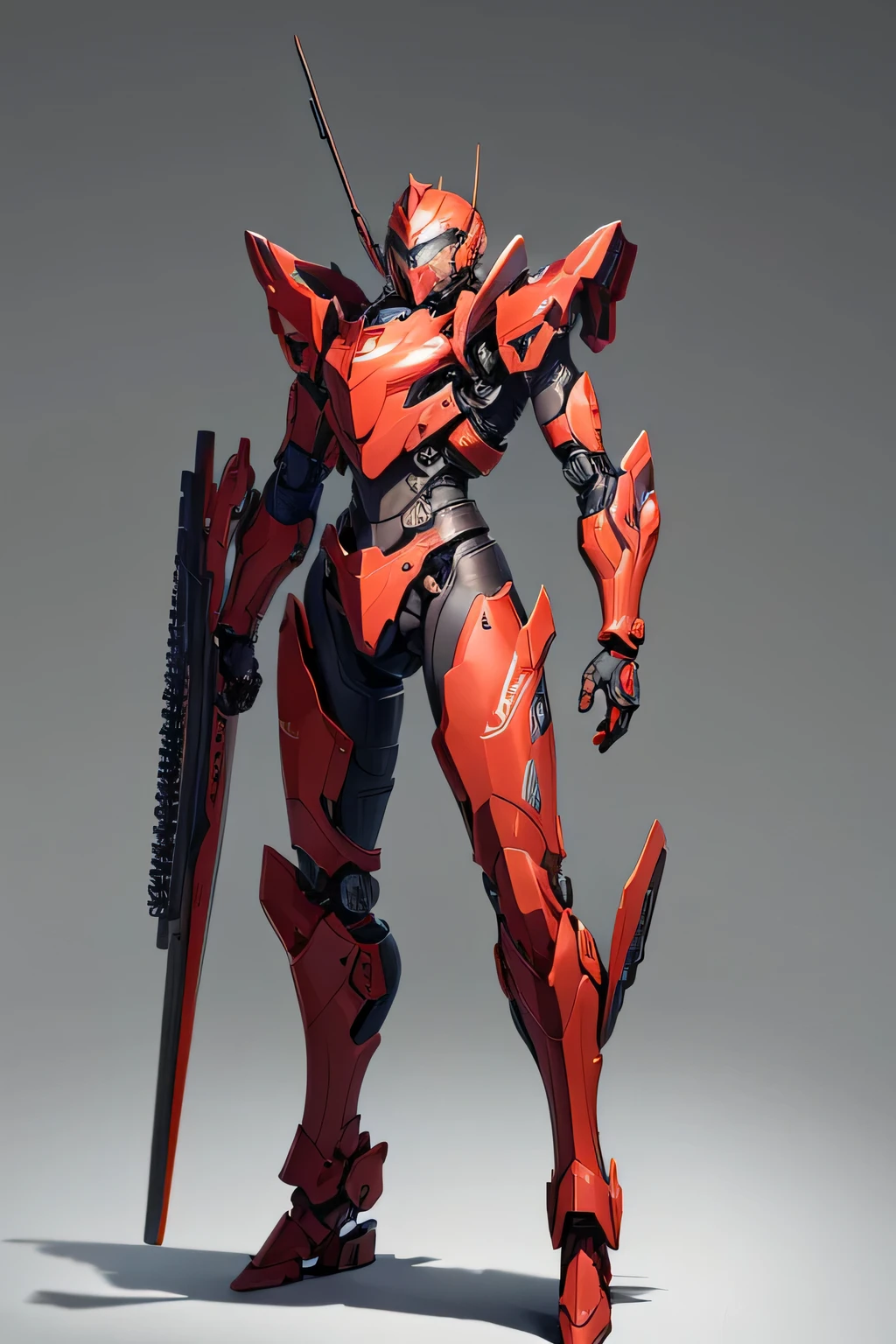 Chinese engineering sci-fi exoskeleton armor,Red Wings Forward Series,Light mech,Cultivation World Edition,Full of martial virtue