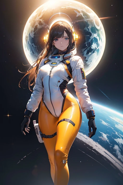 message: (masterpiece), best quality, very high quality illustrations,
((best quality)),incredibly absurd,depth of field,
((high resolution)),((masterpiece)),(ultra-detailed),
((an extremely delicate and beautiful one)),
((masterpiece:1.4)、(Top Quality:1.4)、(realistic:1.7))、
masterpiece: 1.4、(Frontline rendering: 1.4)、
(masterpiece), best quality, landscape, hd,
total quality, (masterpiece), ((futuristic))
the best quality, (futuristic background, on an unknown planet),
(in an abandoned city), ((whole body)), (1 woman), (((attractive, beautiful 28-year-old woman))),
(pearl brown complexion), (long hair
black color), straight hair, bangs, (face
exquisite), (perfect face),
expressive eyes (shiny black eyes),
(sexy lips), wet lips, (ultra detailed sexy body),
beautiful body, sexy body, (symmetrical),
(well-formed breasts), ((small breasts)), ((perky breasts)),
(woman in space suit), (doctor suit), (futuristic yellowish-orange helmet),
(full face transparent blue helmet visor),
The helmet visor covers the entire face, (expressive eyes),
perfect face, the face is seen through the helmet visor,
(((woman))), (((attractive, beautiful woman, 28 years old))), (((space doctor))),
expressive eyes, luminous eyes, perfect face,
space suit, yellow space doctor with orange tones, emblem of the force
earth space medical, astronaut suit, futuristic,
light body-hugging suit, (shapely legs), sexy legs,
shapely legs, boots, high heels
promp:
landscape, hd, full quality, (masterpiece),
the best quality, expressive eyes, perfect face, in the park,
(masterpiece), best quality,
BREAK,
((vibrant, beautiful, painterly, detailed, textural, artistic)),
(illustration, masterpiece, best quality, high quality),
((very detailed, ultra-detailed)), (intricate and absurd details: 1.3),
(unreal engine, octane rendering, antialiasing, sharp focus, sharpness,
Natural lighting, high saturation, high contrast, bright and vibrant colors.
colors, studio lighting, beautiful detailed landscapes, better tex