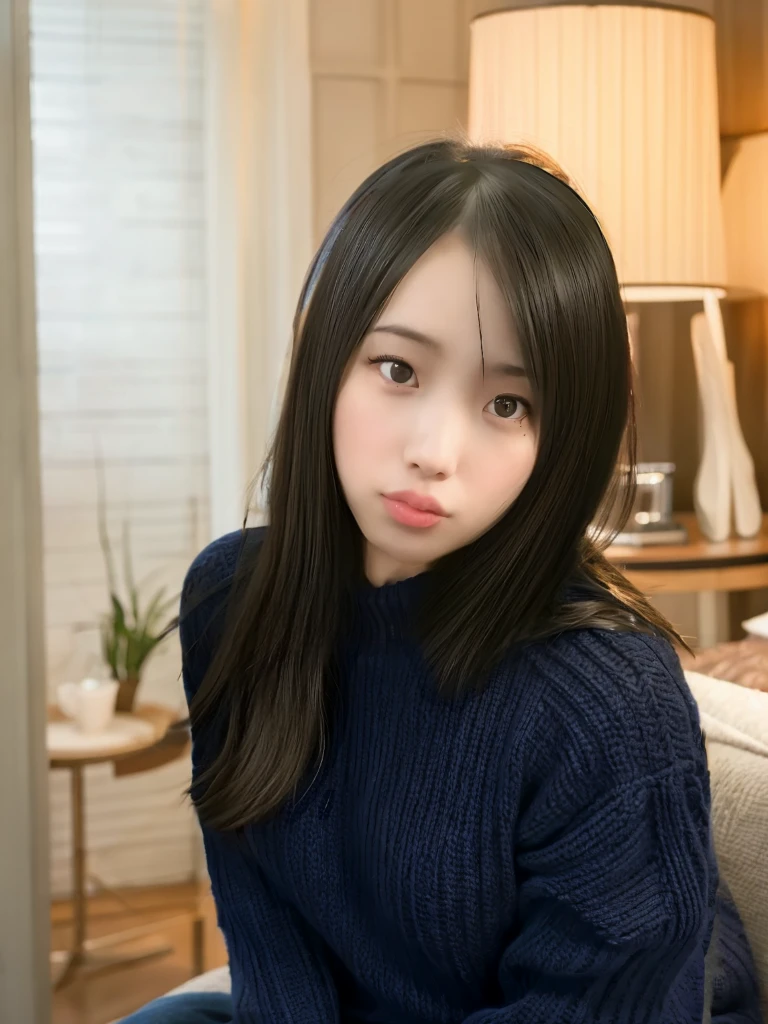 Background of a room with a calm atmosphere for an adult woman、