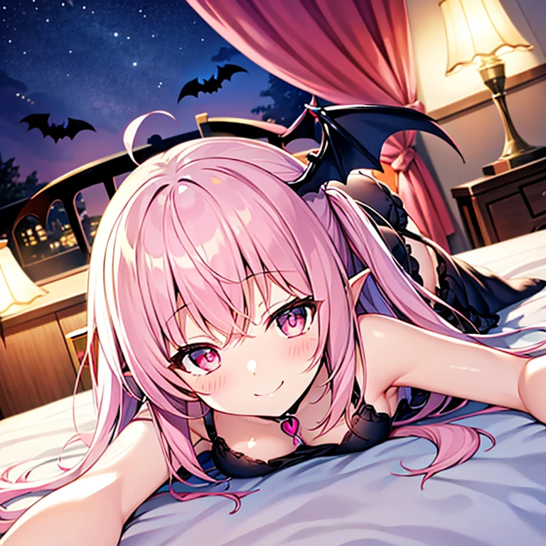 Tokoyami Towa Ponytail Succubus tail Yukata Nude