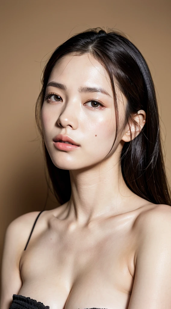 ((full body)), Ultra-realistic capture, Highly detailed, High resolution 16k close-up of human skin. Skin texture must be natural, With such detail that pores can be finely identified. Skin should look healthy, In a uniform tone. Use natural light and color, Black hair, long hair, ((full body)), Graceful pose, sit in a sofa, dutch angle, UHD, retina, masterpiece, ccurate, anatomically correct, super detail, textured skin, high details, high quality, best quality, highres, 1080P, HD, 4K, 8k