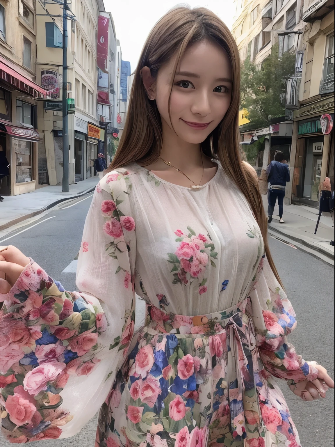 (top-quality、8K、32K、​masterpiece、nffsw:1.3)、Attractive Japanese Woman Pictures、*** 1 人、abdominals、the perfect body、(Transparent shirt:1.1)、hyperdetailed face、Detailed lips like eyes、二重まぶた、A smile、motor cycle