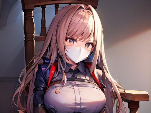 (Tabletop:1.0), (highest quality:1.4), (High resolution:1.2),(Latex lace mouth mask:1.3), Open your mouth, ,Sharp contours, boyish, highest quality, masterpiece,Glasses,Voice of the Heart,20-year-old woman,yandere,Big Breasts,Chest to chest,Lying face down,Ecstasy,saliva,blush,Squint your eyes,Heterochromia iridis,Tuck up your clothes,lure,under shot,skirt lift,zettai ryouiki,open clothes