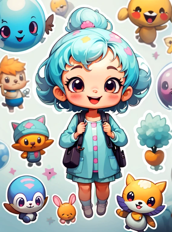 cute female child,sorrindo, Backgound simples,asas de borboleta,2D,Design de imagem,doctor's clothing,the doctor