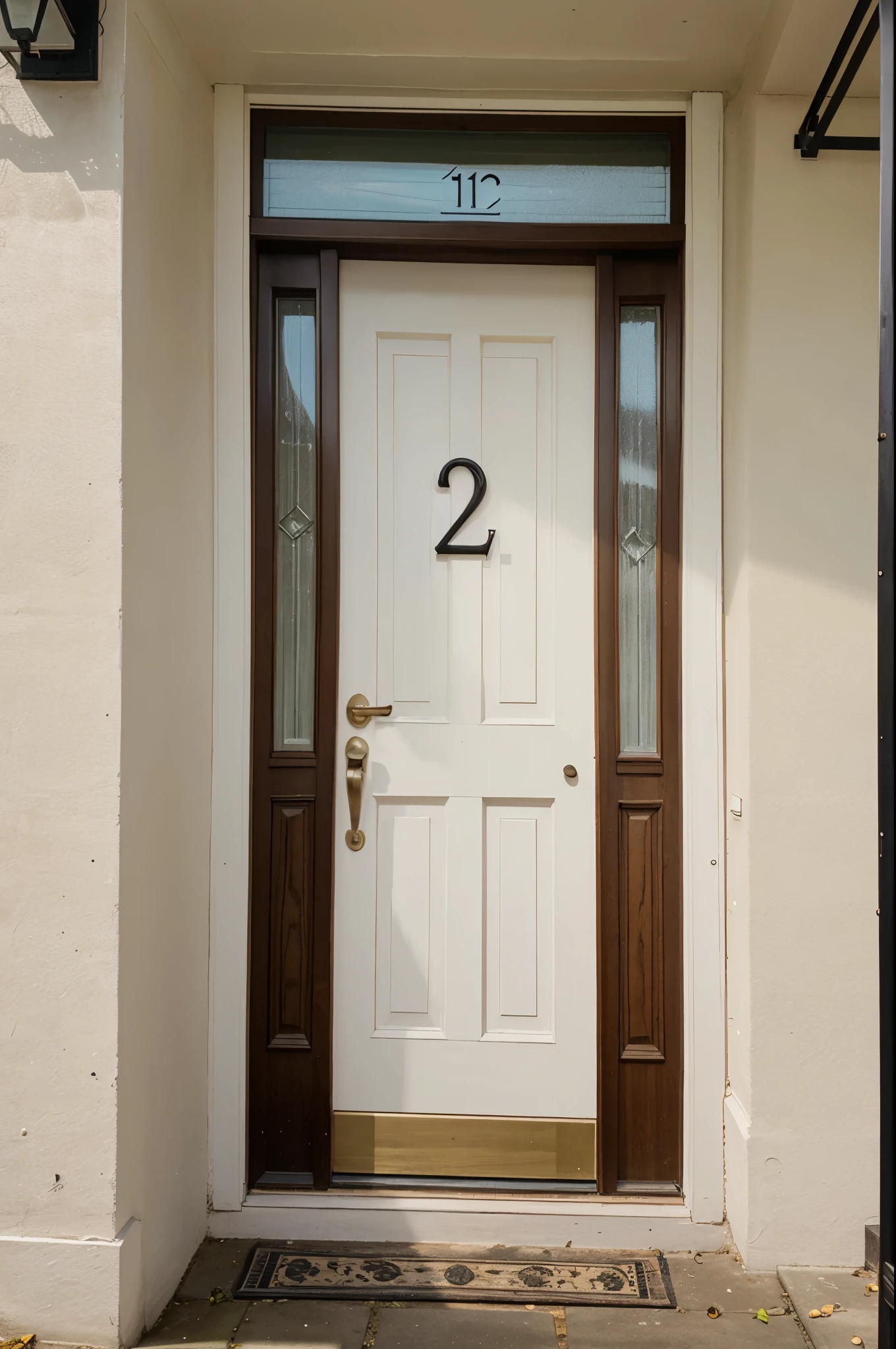 door with a number
