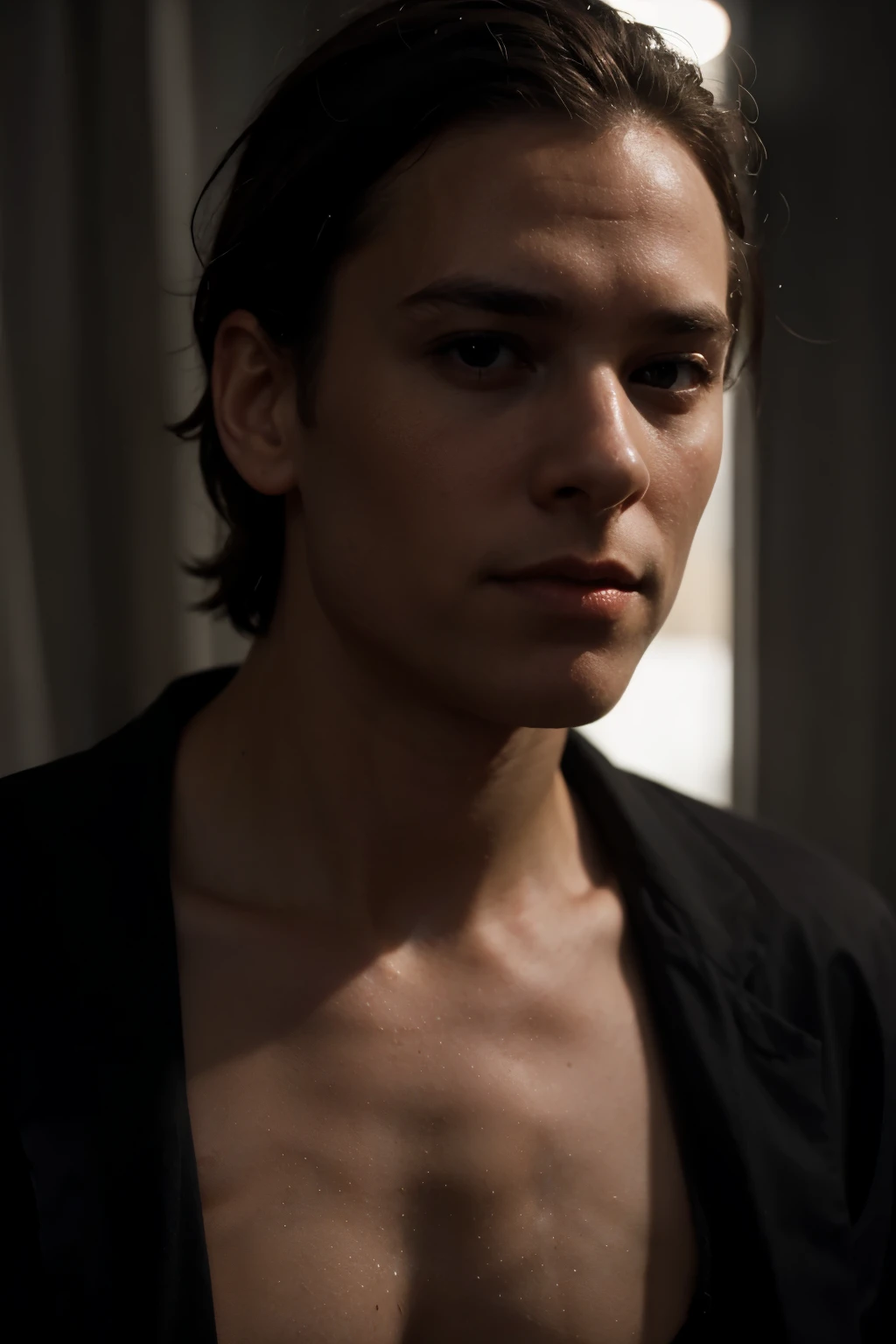 Draw a youth like the mafia and while smoking cigarettes and wearing black clothes
