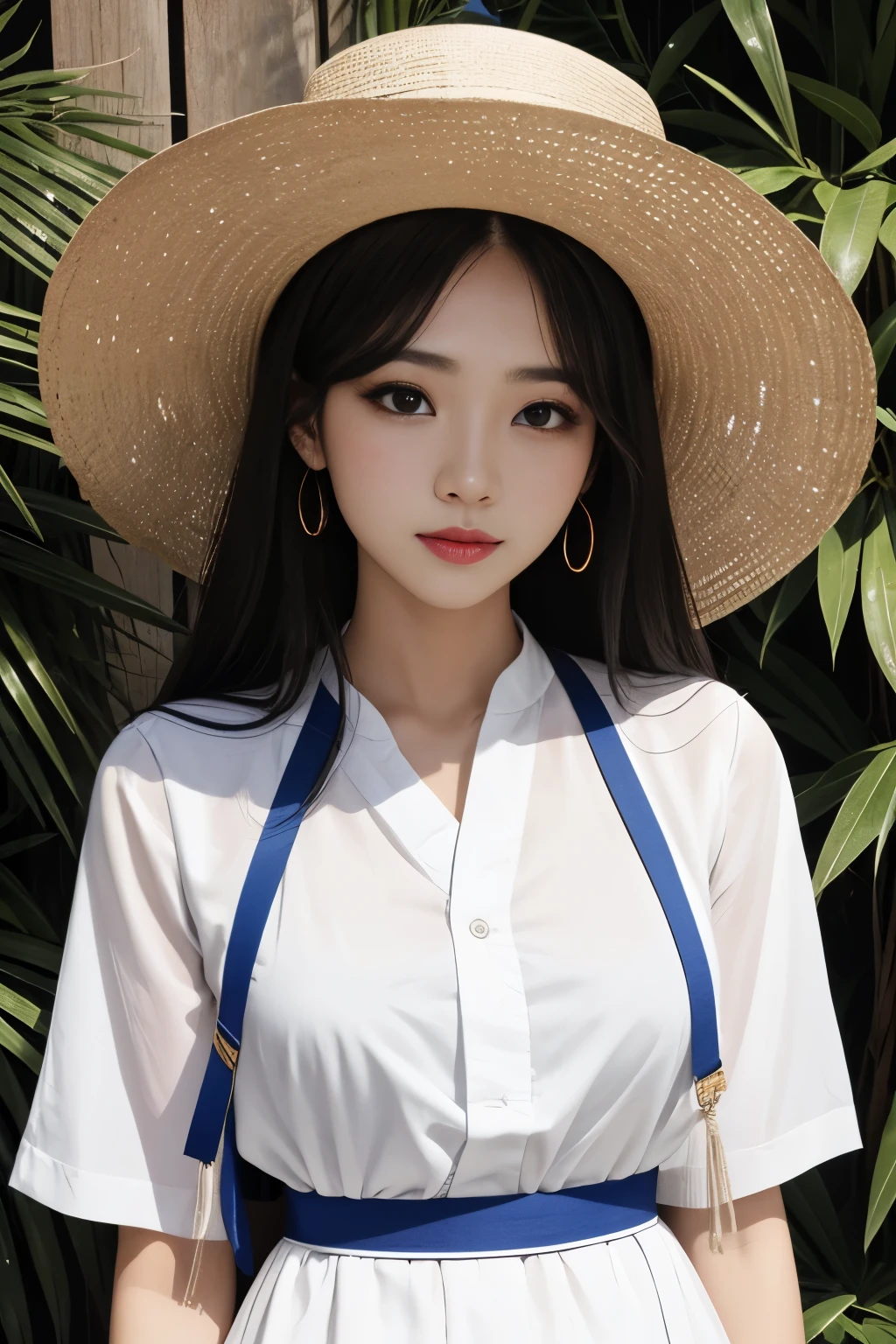 Close-up de uma mulher em uma blusa branca sentada em uma cadeira, linda mulher coreana jovem, white clothes are very transparent, mamas e pode ser visto
